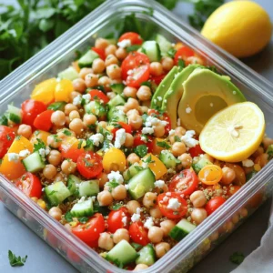 For a tasty high protein salad, gather these ingredients: - 1 cup cooked quinoa (cooled) - 1 cup canned chickpeas, rinsed thoroughly and drained - 1 cup cherry tomatoes, halved - 1 medium cucumber, diced into small cubes - 1 bell pepper of your choice (red, yellow, or green), diced - 1 ripe avocado, diced - 1/4 cup feta cheese, crumbled (optional for added flavor) - 2 tablespoons extra virgin olive oil - 2 tablespoons freshly squeezed lemon juice - 1 teaspoon Dijon mustard - Salt and pepper to taste - Fresh parsley, finely chopped (for garnish) You can change this salad to suit your taste. Here are some ideas: - Add cooked chicken or turkey for extra protein. - Use different beans, like black beans or kidney beans. - Toss in nuts or seeds for crunch and healthy fats. - Swap feta with goat cheese or leave it out for a dairy-free option. - Mix in seasonal veggies like zucchini or bell peppers. Each ingredient in this salad has unique benefits: - Quinoa: A complete protein, it has all nine essential amino acids. - Chickpeas: They boost protein and fiber, keeping you full longer. - Avocado: Rich in healthy fats, it supports heart health and boosts flavor. - Feta cheese: Adds calcium and protein, giving a savory touch. - Olive oil: Packed with healthy fats, it helps reduce inflammation. - Lemon juice: Full of vitamin C, it brightens flavors and aids digestion. These ingredients work together to create a balanced meal. The protein helps with muscle repair, while the fresh veggies add vitamins and minerals. Enjoy this salad as part of your meal prep routine. It makes for a healthy option you can grab on busy days. For the full recipe, refer to the section above. Start by boiling some water. Once it’s boiling, add your quinoa. Cook it for about 15 minutes until it’s fluffy. After that, cool it down. Rinse the canned chickpeas under cold water. This step helps remove extra sodium. In a large bowl, combine the cooled quinoa and chickpeas. Stir them together well. Next, add halved cherry tomatoes, diced cucumber, diced bell pepper, and diced avocado. Gently fold these in, so the avocado stays intact. This keeps the salad fresh and colorful. For the dressing, take a small bowl. Whisk together olive oil, lemon juice, and Dijon mustard. Add salt and pepper to taste. Drizzle this dressing over the salad mixture. Use a spatula to toss everything until it gets a nice coat. If you want, sprinkle feta cheese on top. Toss lightly again to mix without breaking the cheese. Finally, add fresh parsley for a pop of color. This makes your salad look great and taste even better. For the full recipe, check back to the beginning. To make your salads last longer, choose sturdy ingredients. Use grains like quinoa and beans for a strong base. They hold up well, even after a few days. Avoid watery veggies like cucumbers until just before eating. This keeps them crisp and fresh. Layer your ingredients in containers, placing dressing at the bottom. This way, your greens stay dry and crisp until serving. Store your salad in airtight containers. This cuts off air and slows spoilage. Use glass containers if possible; they do a great job at keeping things fresh. If your salad has avocado or dressing, add them right before you eat. You can also try adding a damp paper towel inside the container. It helps maintain moisture without making the salad soggy. When prepping, aim for about 2 cups of salad per serving. This gives you a good portion without being too much. If you have a mix of protein and veggies, you’ll feel satisfied. You can scale up or down based on your needs. For example, if you’re very active, increase the protein portion. You can find a balance that works best for you with the Power-Packed Protein Rainbow Salad. {{image_4}} You can easily make high protein salads vegetarian or vegan. For a vegetarian version, simply add cheese like feta or mozzarella. If you want a vegan salad, skip the cheese and add more veggies or seeds. Nutritional yeast is a great choice! It adds a cheesy flavor without any dairy. You can also use tofu or tempeh as protein sources. They soak up flavors well and keep the meal filling. There are many protein sources to add to your salad. Chickpeas, like in the Power-Packed Protein Rainbow Salad, are a fantastic option. You can also use lentils, black beans, or kidney beans. These legumes are rich in protein and fiber. If you eat meat, grilled chicken, turkey, or shrimp work great too. For seafood lovers, try canned tuna or salmon. Nuts and seeds are another easy way to boost protein. Almonds, walnuts, and pumpkin seeds add a nice crunch and flavor. Using seasonal ingredients can make your salad fresher and tastier. In spring, add asparagus or snap peas. Summer is perfect for ripe tomatoes and corn. In fall, try roasted sweet potatoes or squash. Winter calls for hearty greens like kale or spinach. You can mix and match to keep salads exciting! Just remember to adjust the dressing for your new ingredients. This way, you keep your meal prep fun and varied. To keep your salads fresh, choose the right containers. Use airtight glass or BPA-free plastic. Divide your salad into individual portions. This way, you grab one when you need it. Always keep dressings separate until you are ready to eat. This helps keep your salad crisp and tasty. Store your salads in the fridge to maintain freshness. Most salads are best cold, but some need a refresh. If your salad seems wilted, add a splash of lemon juice. This can perk up the flavors and freshness. For salads with grains, like quinoa, you can warm them up. Place the salad in a microwave-safe bowl. Heat it in short bursts until warm. Just remember to toss in fresh greens after heating for that crunch. Salads generally last about 3 to 5 days in the fridge. After this, they may lose their taste and texture. If you want to store them longer, think about freezing. However, most salads do not freeze well due to water content. If you need to freeze, skip the dressing. You can freeze the base ingredients. When you’re ready, thaw in the fridge overnight and add fresh ingredients. Check out the Full Recipe for a delicious option to start with! To make a high protein salad, start with a base. Choose grains like quinoa or brown rice. Then, add protein sources. Canned chickpeas or beans work well. You can also use cooked chicken or tofu. Mix in colorful veggies for flavor and crunch. Finally, top with a tasty dressing. My Power-Packed Protein Rainbow Salad is a great example. It combines quinoa, chickpeas, and fresh vegetables for a balanced meal. Most high protein salads do not freeze well. Freezing can make the vegetables mushy. However, you can prepare the base in advance. Cook your grains and protein, then freeze them. Add fresh ingredients when you are ready to eat. This way, you keep the taste and texture fresh. High protein salads offer many health benefits. They help you feel full longer. This can aid in weight management. Protein also helps build and repair muscles. Adding various vegetables boosts vitamins and minerals. These salads are low in calories but high in nutrients, making them a smart choice for meals. For high protein salads, dressings should enhance flavors. A simple lemon vinaigrette works well. Mix olive oil, lemon juice, salt, and pepper. You can also try yogurt-based dressings for creaminess. If you like a kick, add a bit of mustard or hot sauce. These dressings complement the salad's fresh ingredients nicely. High protein salads offer a great mix of taste and health. We reviewed the key ingredients, tips for prep, and how to customize your salad. I shared how to keep salads fresh and tasty, plus ideas for variations. Remember, these salads are easy to make and store well too. Enjoy the benefits of a nutritious meal that fits your lifestyle. Try new ingredients and enjoy the journey to better eating.
