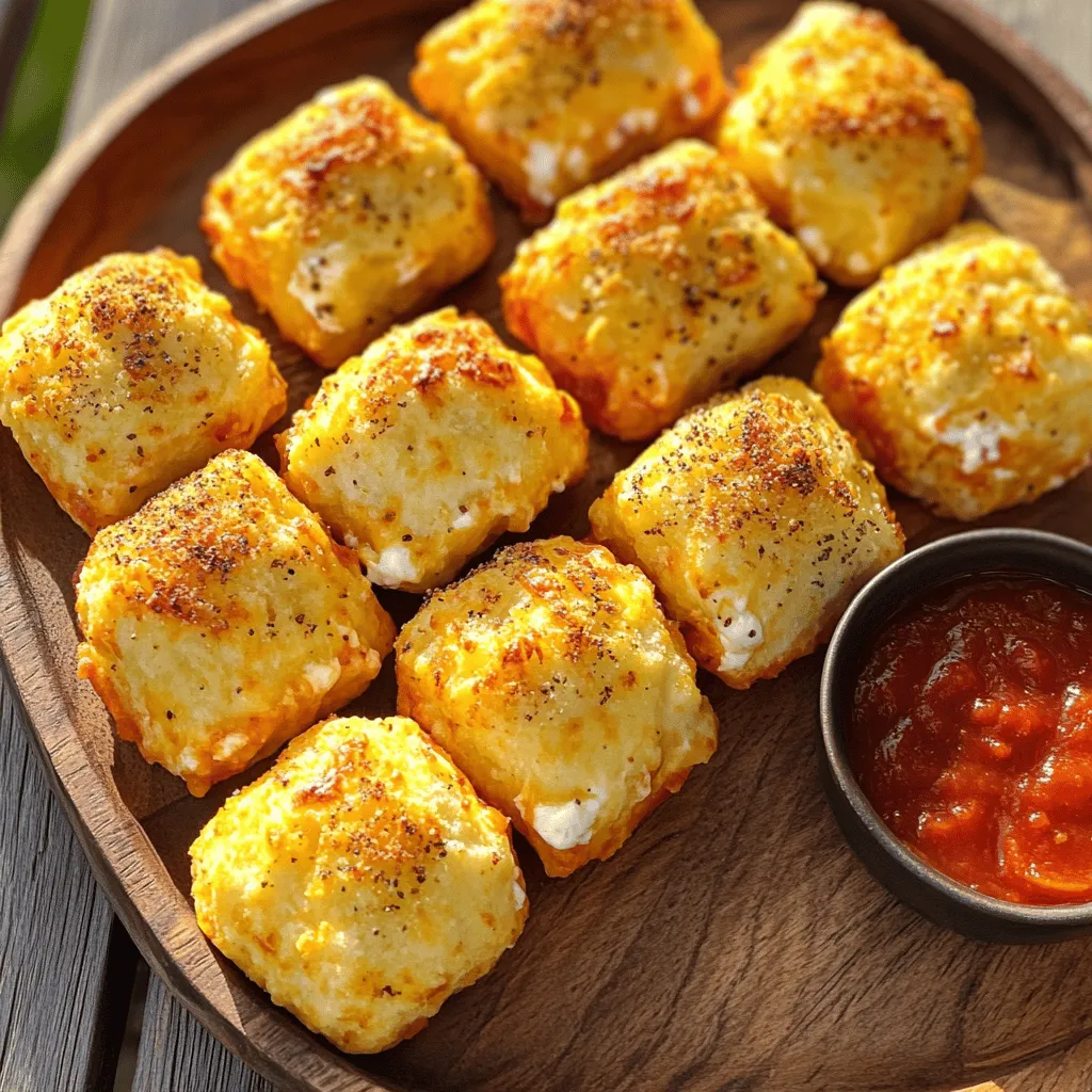 - 8 lasagna noodles - 1 cup ricotta cheese - 1 cup shredded mozzarella cheese - 1/2 cup grated Parmesan cheese - 1 cup marinara sauce - 1 teaspoon Italian seasoning - 1/2 teaspoon garlic powder - Salt and black pepper to taste - 1 cup breadcrumbs - Cooking spray You can swap ricotta cheese with cottage cheese for a lighter option. If you want more flavor, try using goat cheese or feta. For mozzarella, you can use provolone or fontina. If you lack Italian seasoning, mix dried oregano and basil instead. Choose gluten-free noodles if you have gluten issues. I like using Barilla for lasagna noodles. It holds shape well. For cheese, I recommend Galbani or BelGioioso for ricotta and mozzarella. For Parmesan, Grana Padano is a great choice. For breadcrumbs, try Progresso. They give a nice crunch. To start, boil a large pot of water. Add a good amount of salt to it. Once the water boils, add the lasagna noodles gently. Stir them so they don’t stick. Cook the noodles as per the package until they are al dente. This usually takes about 8 to 10 minutes. When done, drain the noodles in a colander. Let them cool a bit before handling. In a mixing bowl, grab your ricotta cheese and add it in. Next, add the shredded mozzarella and grated Parmesan. Sprinkle in the Italian seasoning and garlic powder. Don’t forget a pinch of salt and black pepper! Use a spatula to mix everything well. You want a smooth and tasty filling that blends all the flavors. Take a lasagna noodle and lay it flat. Scoop a tablespoon of the cheese filling and place it on one end of the noodle. Roll the noodle tightly from that end. Do this for every noodle. Now, pour breadcrumbs into a shallow dish. Roll each lasagna bite in the breadcrumbs. Make sure they are fully coated. This step gives them that nice crispy finish! First, you need to preheat your air fryer. Set it to 380°F (190°C) and let it warm up for about 5 minutes. This step helps cook the lasagna fritta evenly and makes it crispy. Once preheated, lightly spray the air fryer basket with cooking spray. This prevents sticking. Next, place the rolled lasagna bites seam-side down in a single layer. Don't crowd the basket, as this can lead to uneven cooking. Give the tops a light spray of cooking spray for extra crispiness. Cook them for 10 to 12 minutes. Flip them halfway through to get a golden exterior on all sides. After cooking, carefully take the lasagna bites out of the air fryer. Serve them warm, paired with marinara sauce for dipping. This adds flavor and makes each bite even more enjoyable. You can also garnish the platter with fresh basil leaves for a nice touch. If you want more ideas, check out the Full Recipe for different serving options! {{image_4}} To get that crunchy outside, follow a few key steps. First, roll the lasagna bites in breadcrumbs well. Make sure each bite is fully coated. This layer is vital for that crispiness. Second, use cooking spray lightly on both the bites and the air fryer basket. This helps the heat circulate. Lastly, flip the bites halfway through cooking. This ensures even cooking and browning. If you have any bites left, store them right to keep them tasty. Place them in an airtight container. They will last about two to three days in the fridge. To reheat, use the air fryer again. Heat them at 350°F for about 5 minutes. This will help them regain their crispiness. Avoid the microwave as it can make them soggy. I see some common mistakes when making lasagna fritta. First, don’t overcrowd your air fryer. Leave space for air to flow. This promotes even cooking. Second, skip overcooking the noodles. They should be al dente before rolling. Lastly, do not skip the seasoning. Salt and pepper enhance the flavors. For a full recipe, check the detailed instructions provided above. You can easily make this dish vegetarian. Replace the meat with veggies. Spinach, mushrooms, and zucchini work great. You can also add roasted peppers. For a rich flavor, include some artichokes. Just chop them finely and mix them into your cheese filling. This changes the taste and adds color. If you like heat, add some spice to your lasagna fritta. Mix in crushed red pepper flakes to the cheese filling. You can also use spicy marinara sauce for dipping. Another idea is to add jalapeños or hot Italian sausage. These will give you the kick you crave. Adjust the spice level to suit your taste. You can make this dish gluten-free too! Use gluten-free lasagna noodles. Check your local store for options. You can also make your own with rice or corn flour. Ensure your breadcrumbs are gluten-free as well. This way, everyone can enjoy this tasty snack without worry. Explore the [Full Recipe] for more ideas and tips! This Easy Air Fryer Lasagna Fritta recipe makes about four servings. Each serving has around three bites. It's perfect for sharing with friends or serving as a snack for your family. Yes, you can prepare lasagna fritta in advance. You can roll the lasagna noodles and coat them with breadcrumbs. Store them in the fridge until you are ready to cook. Just remember to let them sit at room temperature for about 15 minutes before air frying. This helps them cook evenly. I love serving these bites with marinara sauce. It adds a nice, tangy flavor. You can also try ranch dressing or a creamy garlic dip for something different. Each sauce brings a new twist to your lasagna fritta experience. Enjoy experimenting! We covered all you need to know about making lasagna fritta. First, we explored the ingredients, including substitutions and brand recommendations. Next, I provided simple steps to prepare, assemble, and cook. You learned tips to get that perfect crisp and avoid common mistakes. We also discussed variations to suit your taste, like vegetarian options and spicy twists. With these insights, you can create delicious lasagna fritta that everyone will love. Enjoy your cooking adventure!