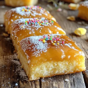 - 1 ½ cups all-purpose flour - 1 teaspoon baking powder - ½ teaspoon baking soda - ½ teaspoon salt - ½ teaspoon ground cinnamon - ¼ teaspoon ground nutmeg - ½ cup unsalted butter, softened - ½ cup brown sugar, packed firmly - ½ cup granulated sugar - 2 large eggs, room temperature - ½ cup buttermilk, room temperature - 1 teaspoon pure vanilla extract - ½ cup maple syrup (plus extra for drizzling) - 1 cup powdered sugar (for glaze) These ingredients create a soft and sweet treat. The mix of flours, sugars, and spices gives the bars a warm flavor. The maple syrup adds a nice, rich sweetness. - Ground cinnamon and nutmeg - Types of sugars to use - Flavor variations with extracts You can add spices like cinnamon and nutmeg for extra warmth. Brown sugar brings out a caramel-like taste. You can also try different extracts like almond or maple to change the flavor. Each addition makes these bars even more special. For the full recipe, follow the steps to make these delicious Maple Donut Bars! 1. Preheat your oven to 350°F (175°C). 2. Grease an 8x8 inch baking pan with butter or spray. 3. Line the bottom and sides with parchment paper. 4. In a bowl, whisk together: - 1 ½ cups all-purpose flour - 1 teaspoon baking powder - ½ teaspoon baking soda - ½ teaspoon salt - ½ teaspoon ground cinnamon - ¼ teaspoon ground nutmeg 1. In a large bowl, cream together: - ½ cup unsalted butter, softened - ½ cup brown sugar, packed - ½ cup granulated sugar 2. Use an electric mixer on medium speed. Beat until fluffy. 3. Add in 2 large eggs, one at a time. Mix well after each. 4. Stir in: - ½ cup buttermilk - 1 teaspoon pure vanilla extract - ½ cup maple syrup 5. Gradually mix in the dry ingredients. Use low speed. 6. Don’t overmix. A few lumps are okay. 1. Pour the batter into the prepared pan. Spread evenly. 2. Bake for 25-30 minutes. Check with a toothpick until it comes out clean. 3. Cool in the pan for 10 minutes. 4. Lift out using the parchment overhang. 5. Transfer to a wire rack to cool completely. 6. To make the glaze, mix: - 1 cup powdered sugar - ½ cup maple syrup 7. Drizzle the glaze over the bars once they cool. 8. Cut into squares or rectangles. Enjoy your Maple Donut Bars! For the full recipe, refer to the previous section. To make your maple donut bars moist, pay close attention to your ingredients. Start with room temperature ingredients. This helps everything mix well and creates a smoother batter. I suggest using buttermilk. It adds a nice tenderness to your bars, making them soft and fluffy. Don't forget this step: let your bars cool before glazing. Cooling helps the glaze stick better and keeps your bars from getting soggy. Making the perfect glaze is simple. Combine powdered sugar and maple syrup in a bowl. Mix until it's smooth. If you want a thicker glaze, add more powdered sugar. For a thinner glaze, just add more syrup. When you’re ready to glaze, use a spoon or a piping bag. This gives your bars a nice, clean look. You can also add fun toppings. Chopped nuts or colorful sprinkles add flavor and texture to your treats. Your bars will look and taste amazing! {{image_4}} You can easily change the flavor of your maple donut bars. Here are some fun ideas: - Adding nuts like pecans or walnuts: Chopped nuts add crunch. Mix in ½ cup of your favorite nuts into the batter for a tasty twist. The nuts pair well with the maple flavor. - Experimenting with chocolate or caramel: If you love chocolate, swirl in some melted chocolate. For caramel lovers, drizzle warm caramel over the glaze. Both options create a rich flavor that feels indulgent. - Seasonal variations for holidays: For fall, add pumpkin spice to the batter. In winter, try peppermint extract. These small changes can make your bars festive and fun. You can adjust the recipe to fit different diets. Here are some ideas to make it work for you: - Gluten-free alternatives: Use a gluten-free flour blend instead of all-purpose flour. This swap keeps the texture soft and moist without the gluten. - Dairy-free adjustments: Replace unsalted butter with a dairy-free option like coconut oil. Use almond or soy milk in place of buttermilk. These swaps keep the bars rich and tasty. - Low-sugar version ideas: To reduce sugar, use a sugar substitute like stevia or monk fruit. This change can help cut calories while keeping the sweet flavor. For the full recipe, check out the ingredients and instructions above. Enjoy experimenting with these variations! To keep your maple donut bars fresh, store them in an airtight container. Set the container in a cool, dry place away from direct sunlight. This way, they stay soft and tasty for up to five days. If you want to keep them even longer, you can freeze them. Wrap each bar tightly in plastic wrap and then place them in a freezer-safe bag. They can last up to three months in the freezer. When you are ready to eat a bar, let it thaw at room temperature. If you want a warm treat, pop it in the microwave for about 10-15 seconds. This method restores the soft texture. For a special treat, top it with a bit more maple syrup before serving. You can enjoy them straight from the fridge, too! They still taste great when cold, and the flavors are even more pronounced. To make Maple Donut Bars, follow these simple steps: - Preheat your oven to 350°F (175°C). - Grease an 8x8 inch baking pan with butter. - Whisk together flour, baking powder, baking soda, salt, cinnamon, and nutmeg. - In another bowl, cream butter, brown sugar, and granulated sugar. - Add eggs one at a time, mixing well after each. - Stir in buttermilk and vanilla extract. - Gradually mix in dry ingredients. - Pour the batter into the pan and bake for 25-30 minutes. - Cool in the pan, then glaze with maple syrup. For exact measurements, check the Full Recipe. Yes, you can use different syrups for your bars. Maple syrup is the star here, but you can try: - Honey for a floral sweetness. - Agave for a mild flavor. - Molasses for a rich depth. Each syrup adds a unique twist to the flavor. Maple syrup gives that classic taste, while honey adds a light touch. Maple Donut Bars can last up to 5 days when stored properly. To keep them fresh: - Store them in an airtight container. - Keep them at room temperature. Check for signs of spoilage, like mold or an off smell. If they look or smell funny, it’s time to toss them. Making maple donut bars is simple and fun. We explored the essential ingredients and optional enhancements. The step-by-step instructions guide you from mixing to baking. Tips helped us achieve moist bars with just the right glaze. Variations opened the door to different flavors and dietary needs, making this recipe versatile. In the end, you can enjoy this treat your way. Experiment with flavors and storage options. Now, you are ready to bake and share these delicious bars with others!