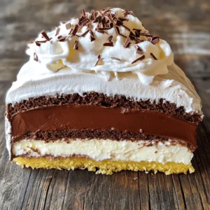 To make French Silk Pie Cake, you need the following key ingredients: - 1 cup all-purpose flour - 1/2 cup unsweetened cocoa powder - 1/2 teaspoon baking powder - 1/4 teaspoon salt - 1/2 cup unsalted butter, softened - 1 cup granulated sugar - 2 large eggs - 1 teaspoon pure vanilla extract - 1 cup heavy cream, chilled - 1/4 cup powdered sugar - 1/2 cup semi-sweet chocolate chips - Whipped cream (for topping) - Chocolate shavings (for garnish) Want to elevate the taste? Consider adding: - A splash of espresso for a richer chocolate flavor - A teaspoon of almond extract for a nutty twist - A pinch of sea salt to enhance sweetness No worries if you are missing some items. Here are some swaps: - Use whole wheat flour instead of all-purpose flour for added fiber. - Coconut oil can replace unsalted butter for a dairy-free option. - Substitute maple syrup for granulated sugar for a natural sweetener. - For a lighter texture, yogurt can replace heavy cream. These substitutions keep the cake's essence while catering to different needs. Remember, cooking is about creativity and experimenting! For the full recipe, check out the details above. Gather all your ingredients first. This helps you stay organized. You will need: - 1 cup all-purpose flour - 1/2 cup unsweetened cocoa powder - 1/2 teaspoon baking powder - 1/4 teaspoon salt - 1/2 cup unsalted butter, softened to room temperature - 1 cup granulated sugar - 2 large eggs - 1 teaspoon pure vanilla extract - 1 cup heavy cream, chilled - 1/4 cup powdered sugar - 1/2 cup semi-sweet chocolate chips - Whipped cream (for topping) - Chocolate shavings (for garnish) Preheat your oven to 350°F (175°C). Grease and flour a 9-inch round cake pan. This step is very important to avoid sticking. In a medium bowl, sift together the flour, cocoa powder, baking powder, and salt. This ensures no lumps in your cake. In a large bowl, cream the softened butter with the granulated sugar using an electric mixer. Beat until it looks light and fluffy, about 3-5 minutes. Add the eggs one by one, mixing well after each. Stir in the vanilla extract to add flavor. Now, slowly mix the dry ingredients into the wet mixture on low speed. Make sure you do not overmix. Pour the batter into your prepared cake pan. Bake for 25-30 minutes. To check if it’s done, insert a toothpick in the center. If it comes out clean, the cake is ready. Let it cool in the pan for 10 minutes before transferring it to a wire rack. In a small saucepan, melt the semi-sweet chocolate chips over low heat. Stir until smooth and then let it cool for a few minutes. In another bowl, whip the heavy cream and powdered sugar until you see soft peaks. This will make your filling light and fluffy. Gently fold the cooled melted chocolate into the whipped cream. Mix it carefully until fully combined. You should have a rich, airy chocolate filling ready to go! Once the cake is completely cool, slice it in half horizontally with a serrated knife. Spread half of the chocolate filling on the bottom layer. Place the top layer back on and then spread the remaining filling on top. Cover the cake with plastic wrap and chill it in the fridge for at least 1 hour. This allows the filling to set and firm up. When you're ready to serve, top it with whipped cream and sprinkle chocolate shavings for decoration. You can find the full recipe for this delightful cake to ensure you don’t miss any steps! To make the best French Silk Pie Cake, focus on the cake texture. Use room temperature butter for easy mixing. This helps create a light and fluffy batter. Be careful not to overmix when combining wet and dry ingredients. Overmixing can lead to a dense cake. Aim for a smooth batter with small lumps. This gives you a tender cake that rises well. Whipping cream is key for that dreamy texture. Start with heavy cream that is very cold. Chill your mixing bowl, too, for better results. Use an electric mixer on medium speed. Mix until soft peaks form. This means the cream should hold its shape but still look soft. Add powdered sugar gradually to sweeten it. For a flavor twist, add a splash of vanilla extract. Presentation is all about fun and flair. After chilling the cake, top it with whipped cream. Use a spatula or piping bag for a pretty design. Then, sprinkle chocolate shavings on top. They add a nice touch and make it look fancy. Serve slices on decorative plates to impress your guests. Enjoy the delight of every bite! {{image_4}} You can switch up the flavors in your French Silk Pie Cake. Instead of cocoa powder, try using matcha powder for a fun twist. This gives a green tea flavor that surprises everyone. You can also add orange zest to the batter for a bright citrus note. Almond extract is another great option for a nutty flavor. If you need a gluten-free version, swap the all-purpose flour for almond flour or a gluten-free blend. Make sure to check the baking powder and cocoa powder labels for gluten-free certification. This way, you can still enjoy this delicious cake without gluten. To make this cake vegan, you can replace the eggs with flax eggs. Mix one tablespoon of flaxseed meal with three tablespoons of water. Let it sit until it thickens, then use it in place of each egg. Use coconut cream instead of heavy cream for the filling. It whips up nicely and adds a rich flavor. For the Full Recipe, you can find detailed steps and ingredients to guide you through making this delightful cake. Store leftover French Silk Pie Cake in an airtight container. This keeps it fresh and moist. If you don’t have a container, wrap the cake tightly in plastic wrap. Place it in the fridge to maintain its flavor and texture. This method works best for a few days. You can freeze this cake for longer storage. First, let the cake cool completely. Then, wrap each slice in plastic wrap tightly. Next, place the wrapped slices in a freezer bag. Be sure to label the bag with the date. The cake can last up to three months in the freezer. When ready to enjoy, thaw it in the fridge overnight. The shelf life of your cake depends on how you store it. When kept in the fridge, it lasts about 5 to 7 days. If you freeze it, the flavor remains great for up to three months. Just remember, the sooner you eat it, the better it tastes! French Silk Pie Cake is a dreamy dessert that blends cake and pie. It features a rich chocolate filling that mimics the classic French silk pie. The cake is soft, moist, and topped with whipped cream. Each bite offers a sweet chocolate flavor that melts in your mouth. It’s perfect for any occasion or simply as a treat. Yes, you can make this cake ahead of time. Just prepare the cake and chill it in the fridge. It stays fresh for a few days. This makes it a great choice for parties or gatherings. You can simply take it out before serving and add the whipped cream topping. To prevent sticking, grease and flour your pan well. Use a non-stick spray or butter to coat the inside. Dust the pan with flour, shaking out the excess. This will help the cake release easily after baking. If you follow these steps, you should have no issues. You can serve this cake with a dollop of whipped cream on top. Fresh berries, like strawberries or raspberries, add a nice touch. You can also drizzle chocolate sauce for extra sweetness. Each side offers a different flavor that pairs well with the cake. Enjoy experimenting with your favorite toppings! This blog post shared key steps to make a French Silk Pie Cake. We discussed essential and optional ingredients, plus tasty substitutions. I led you through preparation, mixing, and baking. You learned how to create a rich filling and assemble your cake. Tips on texture, whipped cream, and presentation helped enhance your skills. We also explored variations for different diets and how to store leftovers effectively. Remember, this cake is versatile and can delight any crowd. Enjoy your baking journey!