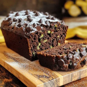 - 1 cup grated zucchini - 1 cup whole wheat flour - 1/2 cup unsweetened cocoa powder - 1/2 cup dark chocolate chips - 1/4 teaspoon ground cinnamon What is the nutritional value of zucchini? Zucchini is low in calories and high in water. It provides vitamins A and C. This veggie also has fiber, which helps digestion. Adding zucchini makes the bread moist and adds nutrients. What are the advantages of whole wheat flour? Whole wheat flour is rich in fiber and protein. It offers more nutrients than white flour. This flour helps keep you full longer and supports heart health. It adds a nutty flavor that complements chocolate. What are the benefits of using natural sweeteners? Natural sweeteners like honey or maple syrup have vitamins and minerals. They can be healthier than refined sugar. These sweeteners also add moisture and enhance flavor. They balance the bitterness of cocoa well. Ready to bake? For the full recipe, check the complete guide to Healthy Chocolate Zucchini Bread. First, preheat your oven to 350°F (175°C). This step is key for even baking. Next, prepare a 9x5 inch loaf pan. Grease it well or line it with parchment paper. This helps to release the bread after baking. In a large bowl, combine the grated zucchini, honey or maple syrup, unsweetened applesauce, beaten eggs, and vanilla extract. Stir everything together until it looks smooth. Make sure the zucchini is well mixed in. This blend adds moisture and flavor to your bread. In another bowl, sift together whole wheat flour, cocoa powder, baking soda, baking powder, salt, and cinnamon if you like. Sifting is very important. It breaks up clumps and helps air in. This makes your bread fluffy and light. Now, add the dry mix to the wet mixture. Stir gently with a spatula or wooden spoon. Stop mixing as soon as you don’t see any dry flour. Overmixing can make the bread dense. If you want, fold in dark chocolate chips for extra richness. Then, pour the batter into your prepared loaf pan. Use a spatula to smooth the top. This ensures even baking and a nice shape. Now you’re ready to bake! Follow the [Full Recipe] for baking time and cooling tips. Enjoy your delicious creation! Pick zucchini that feels firm. Look for ones that are shiny and bright. Avoid those with soft spots or blemishes. Smaller zucchinis have a sweeter flavor and tender texture. Before use, wash them well. Grate the zucchini right before you mix it into the batter. This keeps it fresh and juicy for your bread. To tell if your zucchini bread is done, use a toothpick. Insert it into the center; it should come out clean. If not, give it a few more minutes. For a moist loaf, do not overmix the batter. Mix until just combined for the best texture. Also, consider adding a bit more applesauce if you want extra moisture. Serve your healthy chocolate zucchini bread warm. Slice it and dust with powdered sugar for a pretty touch. A spread of nut butter adds creaminess and flavor. Pair it with tea or coffee for a cozy treat. You can even top it with fresh fruit for a lovely plate. Enjoy the beautiful blend of flavors! {{image_4}} You can easily adjust this recipe to fit your diet. If you need a gluten-free option, substitute whole wheat flour with almond flour or gluten-free flour blends. Both will work well and keep the bread moist. For a vegan version, replace the eggs with flaxseed meal or unsweetened applesauce. Use 1 tablespoon of flaxseed meal mixed with 2.5 tablespoons of water for each egg. Let it sit for a few minutes to thicken before adding it to your wet ingredients. You can make this zucchini bread even tastier. Consider adding chopped nuts like walnuts or pecans for crunch. You can also try adding spices, such as nutmeg or cardamom, to give it a warm flavor. If you want to switch things up, use different sweeteners. Maple syrup or coconut sugar can add unique tastes. Adjust the amounts based on your sweetness preference. Personalize your bread with fun mix-ins. Try adding dried fruits like raisins or cranberries for a chewy texture. You can also fold in shredded coconut for a tropical twist. For a richer flavor, consider adding a splash of espresso or coffee. It enhances the chocolate taste and makes your bread even more decadent. For the full recipe, check out the delicious steps that lead to your perfect healthy chocolate zucchini bread! To keep your healthy chocolate zucchini bread fresh, let it cool completely. Wrap it in plastic wrap or foil. Store it in an airtight container at room temperature. This keeps the bread moist and tasty. If you use a container, make sure it is tightly sealed. Avoid direct sunlight or heat, as this can dry it out. You can freeze this delicious bread for later. First, let it cool fully. Then, slice the bread to make it easier to thaw. Wrap each slice in plastic wrap and place them in a freezer bag. Squeeze out as much air as possible before sealing. You can freeze it for up to three months. When ready to eat, just take out a slice and let it thaw at room temperature. You can also warm it in the microwave for a quick treat. When stored properly, the bread lasts about 3 to 5 days at room temperature. In the fridge, it can last up to a week. Be sure to check for any signs of spoilage before enjoying. If you notice any mold or off smell, it’s best to toss it. Keeping your bread fresh is key to enjoying every bite of this tasty treat. For the full recipe, check the section above! Yes, you can use frozen zucchini. First, thaw it completely. Place it in a bowl to let it sit at room temperature. Once it's thawed, drain it well. Squeeze out excess water with a clean kitchen towel. This step keeps your bread from getting too soggy. You have a few options for sweeteners. You can use agave syrup or coconut sugar. Brown sugar is also a good choice. Just remember, each sweetener may change the taste a bit. Adjust the amount based on your preference for sweetness. Look for a few signs to know when your bread is done. The top should look set and spring back when lightly pressed. A toothpick inserted in the center should come out clean or with a few moist crumbs. The edges may start pulling away from the pan, which is a good sign too. This blog post detailed how to make delicious zucchini bread. We reviewed key ingredients like grated zucchini and whole wheat flour. I shared health benefits and helpful tips for baking success. You learned about variations for dietary needs and how to store your bread for long-lasting freshness. Making zucchini bread is fun and rewarding. Experiment with flavors and enjoy your creation! Happy baking!