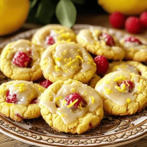 Lemon raspberry cookies blend sweet and tart flavors. The buttery dough pairs perfectly with fresh raspberries. These cookies are easy to make and delicious to eat. You’ll love how bright they taste! - 1 cup unsalted butter, softened - 1 cup granulated sugar - 1 large egg - 2 teaspoons pure vanilla extract - Zest of 1 lemon - 2 cups all-purpose flour - 1 teaspoon baking powder - 1/2 teaspoon baking soda - 1/4 teaspoon fine sea salt - 1 cup fresh raspberries, gently mashed - 1 cup powdered sugar (for glaze) - 2 tablespoons freshly squeezed lemon juice (for glaze) These ingredients create a cookie that bursts with flavor. The butter gives it richness. The sugar adds sweetness. Lemon zest brightens the flavor, while raspberries add a lovely tartness. Each bite is a treat! First, set your oven to 350°F (175°C). This is the perfect temperature for baking. While the oven warms up, take two baking sheets and line them with parchment paper. This step helps the cookies not stick. It makes cleaning up a breeze! In a large bowl, add 1 cup of softened butter and 1 cup of granulated sugar. Use an electric mixer to beat these together until the mix is light and fluffy. This should take about 2-3 minutes. Next, crack in 1 large egg and pour in 2 teaspoons of pure vanilla extract. Add the zest of 1 lemon for a fresh kick. Mix until everything is well combined. In another bowl, whisk together 2 cups of all-purpose flour, 1 teaspoon of baking powder, 1/2 teaspoon of baking soda, and 1/4 teaspoon of fine sea salt. Gradually add this dry mix to the wet ingredients. Stir gently until just combined. Be careful not to overmix, as this can make the cookies tough. Now comes the fun part! Use a spatula to fold in 1 cup of gently mashed raspberries. Be gentle to keep some berry pieces intact for a burst of flavor. Grab a tablespoon and scoop rounded spoonfuls of cookie dough onto the prepared baking sheets. Leave about 2 inches of space between each scoop. This allows the cookies to spread while baking. Place the sheets in the oven and bake for 12-15 minutes. The edges should turn golden brown, while the centers may look soft. They will firm up as they cool. While the cookies bake, make a simple lemon glaze. In a small bowl, whisk together 1 cup of powdered sugar and 2 tablespoons of freshly squeezed lemon juice until smooth. Once the cookies are out of the oven, transfer them to a wire rack to cool. After they cool, drizzle the lemon glaze over the top using a fork or piping bag. Let the glaze set for about 10 minutes before enjoying your tasty treats. For the full recipe, check out the detailed instructions above! To get the best cookie texture, start with softened butter. This helps mix well with sugar. The goal is to create a light and fluffy mix. Do not overmix the dough after adding flour. Overmixing can lead to tough cookies. Bake until the edges are golden. The centers may seem soft but will firm up as they cool. When adding raspberries, be gentle. Use a fork to mash them lightly. This keeps some pieces whole and adds texture. Fold them into the dough carefully. If you mix too hard, the raspberries will break down. This can turn your cookies pink instead of keeping that vibrant color. Serve your cookies on a fun plate. A touch of lemon zest on top adds flair. For a colorful display, add fresh raspberries around the cookies. They look great and taste fresh. Enjoy them with a cup of tea or coffee for a perfect snack. For the full recipe, check the section above. {{image_4}} You can change the lemon and raspberry flavor. Try lime and coconut for a tropical twist. Or use orange zest with blueberries for a bright, fruity flavor. Almond and cherry also work well together. Each new combo brings a fun taste and look. To make these cookies gluten-free, swap all-purpose flour with a gluten-free blend. Look for one that includes xanthan gum. This helps keep the cookies chewy and soft. The taste stays great, and you still get that zing from the lemon and the pop from the raspberries. For a vegan version of these cookies, replace the egg with flaxseed meal. Mix one tablespoon of flaxseed meal with two and a half tablespoons of water. Let it sit for five minutes until it thickens. Use coconut oil instead of butter for a rich flavor. You can still enjoy the same tasty lemon and raspberry mix! To keep your cookies fresh, let them cool completely. Place them in a single layer. Use a plate or a container with a lid. If you have many cookies, stack them with parchment paper in between. This method helps prevent sticking and keeps them soft. You can freeze these cookies for up to three months. Allow the cookies to cool fully first. Place them in an airtight container or a freezer bag. Make sure to remove as much air as possible. When you want to eat them, thaw them at room temperature for a few hours. You can warm them in the oven for a few minutes, too. The best container for cookies is one that seals tightly. Glass or plastic containers work well. Avoid using metal containers, as they can change the cookie's flavor. If you choose a bag, try to use a resealable freezer bag. This helps keep the cookies fresh and tasty. Yes, you can use frozen raspberries. They work well in this recipe. Just remember to thaw and drain them first. This helps avoid excess moisture in your cookies. If you skip this step, your cookies may become too wet. The flavor will still be great, but fresh berries add a unique texture. Lemon raspberry cookies stay fresh for about one week. Store them in an airtight container at room temperature. If you want to keep them longer, you can freeze them. These cookies freeze well for up to three months. Just make sure to wrap them tightly before placing them in the freezer. You can use coconut oil or a vegan butter substitute. Both options work nicely in this recipe. If you choose coconut oil, use it in the same amount as butter. Just melt it slightly before mixing it with sugar. This swap keeps the cookies rich and tasty while being dairy-free. For a lighter option, you can also try applesauce, though it may change the texture slightly. We explored a simple recipe for lemon raspberry cookies. I shared the key ingredients, step-by-step instructions, and tips to perfect your baking. You can also try different flavors and variations to suit your taste. Remember, proper storage keeps cookies fresh longer. Baking can be fun and rewarding. Enjoy making these cookies and sharing them with friends and family. Happy baking!