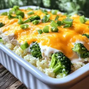 - 2 cups cooked chicken, shredded - 1 cup fresh broccoli florets, lightly steamed - 1 cup cauliflower rice For this easy low carb chicken casserole, you need a few main ingredients. First, we have shredded cooked chicken. You can use leftover chicken or rotisserie chicken for convenience. Fresh broccoli florets add a nice crunch and color. Cauliflower rice acts as a great low-carb substitute for regular rice. - 1 cup grated sharp cheddar cheese - 1/2 cup cream cheese, softened to room temperature - 1/2 cup sour cream Next, for the creamy texture, we need some dairy products. Grated sharp cheddar cheese gives a rich flavor. Cream cheese adds a smooth and creamy base. Sour cream brings tang and richness, making this casserole even better. - 1 teaspoon garlic powder - 1 teaspoon onion powder - Salt and freshly ground black pepper to taste - 1/4 cup green onions, finely chopped (for garnish) Seasonings enhance the dish's taste. Garlic powder and onion powder add depth. Use salt and pepper to balance the flavors. Finally, sprinkle chopped green onions on top before serving. This adds a fresh touch and bright color. For the full recipe, check out the instructions to make this delightful dish! - Preheat the oven to 350°F (175°C). - In a large bowl, mix the softened cream cheese and sour cream. Blend until smooth and free of lumps. - Add the shredded chicken, steamed broccoli, and cauliflower rice to the cream mixture. - Sprinkle in the garlic powder, onion powder, salt, and pepper. Mix well until every piece is coated. - Transfer the mixed ingredients into a greased 9x13-inch baking dish. Spread it out evenly. - Top with the grated cheddar cheese, covering it all. - Bake for 25-30 minutes. Look for bubbling and melted cheese. - Let it cool a few minutes, then garnish with green onions. Enjoy this tasty dish! For the full recipe, check out the ingredients list above. - Ensure chicken is well-shredded. Shredded chicken mixes better with other ingredients. - Steam broccoli just until tender. This keeps the broccoli bright and fresh. - Garnish with green onions. This adds a nice crunch and color. - Pair with a side salad for balance. A salad gives a fresh contrast to the casserole. - Monitor cheese melting for perfect texture. You want it to be bubbly and golden. - Allow to cool slightly before serving. This helps set the dish and makes it easier to serve. For the full recipe, check out the detailed steps to create this tasty dish! {{image_4}} You can easily change this dish with different veggies. Try using spinach or bell peppers. They add great taste and color. You can also swap the chicken for turkey or beef. This makes the dish fun and keeps it fresh. Want to spice it up? Add paprika or cumin for a kick. These spices can really change the flavor. You can also use different types of cheese. Try mozzarella or gouda for a new twist. Mixing flavors makes your casserole more exciting. If you need it dairy-free, you can use coconut cream or almond milk. These options work well and keep the dish creamy. For a nut-free version, just skip any nut-based products. This way, everyone can enjoy a tasty meal together. For the full recipe of this easy low carb chicken casserole, check out the section above. After you enjoy your casserole, let it cool down. Store it in an airtight container. Place it in the fridge. This keeps it fresh for about three to four days. Avoid leaving it out at room temperature for longer than two hours. This helps keep harmful bacteria away. When you are ready to eat leftovers, use the oven or the microwave. The oven helps keep the texture nice. Preheat your oven to 350°F (175°C) and bake for 15-20 minutes. If you use the microwave, heat in short bursts. Check every minute to prevent overcooking. You can freeze the chicken casserole for later. First, let it cool completely. Then, wrap it tightly in plastic wrap. Place it in a freezer-safe bag or container. It can last up to three months. When you want to eat it, thaw it overnight in the fridge. Reheat it in the oven for the best results. You can find the full recipe in the article for more details. This casserole is low carb because it uses ingredients that are low in sugar and starch. The main ingredients include: - 2 cups cooked chicken, shredded - 1 cup fresh broccoli florets, lightly steamed - 1 cup cauliflower rice Cauliflower rice is a great substitute for regular rice. It cuts the carbs while adding fiber and nutrients. Broccoli adds crunch and vitamins, making this dish healthy. The creamy mixture of cream cheese and sour cream adds flavor without extra carbs. With these ingredients, you can enjoy a tasty meal that fits your low-carb needs. Yes, you can make this casserole ahead of time. Here are some tips: - Prepare the casserole as directed but do not bake it. - Cover it and store it in the fridge for up to 24 hours. - When ready to eat, just bake it straight from the fridge. This saves you time on busy nights. You can also freeze it for longer storage. Just follow the same steps and wrap it well in plastic wrap and foil. Thaw it in the fridge before baking for best results. Absolutely! You can use other proteins like turkey or shredded beef. Just keep in mind: - Turkey and chicken cook similarly, so you can swap them easily. - If you use beef, ensure it is cooked well ahead of time to avoid undercooking. Using different proteins can change the flavor of the dish. Feel free to get creative and use what you have on hand! This blog post covered a easy and tasty casserole. I shared key ingredients like chicken, broccoli, and cheese. We walked through simple steps for mixing and baking. I provided tips for serving and storage to keep it fresh. You can switch ingredients for variety to fit your taste. In the end, this dish is flexible and fun to make. It's perfect for any meal or occasion. Enjoy creating your own version!