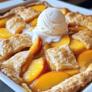Here is what you need to make Southern style peach cobbler: - 4 cups fresh ripe peaches - 1 cup granulated sugar (divided) - 1 tablespoon fresh lemon juice - 1 teaspoon ground cinnamon - 1 teaspoon pure vanilla extract - 1 cup all-purpose flour - 1 tablespoon baking powder - 1/2 teaspoon salt - 1 cup whole milk - 1/2 cup unsalted butter (melted) - Optional: Whipped cream or vanilla ice cream for serving Each ingredient plays a key role in creating that warm, sweet, and comforting dish. The peaches give a juicy flavor. The sugar adds sweetness, while the lemon juice brightens the taste. Ground cinnamon brings warmth, and the vanilla extract adds depth. The flour, baking powder, and salt form the batter, giving it structure. Whole milk and melted butter keep the batter moist and rich. For a special touch, add whipped cream or vanilla ice cream when serving. It makes each bite heavenly! Enjoy gathering these ingredients as you prepare to make this delightful dessert. Don't forget to check out the Full Recipe to guide you through the process. - Preheat the Oven: Start by preheating your oven to 375°F (190°C). This step is key for a nice, golden crust. - Preparing the Peaches: Take 4 cups of fresh peaches, peel, and slice them. Toss the peaches with 1/2 cup of granulated sugar, 1 tablespoon of lemon juice, 1 teaspoon of cinnamon, and 1 teaspoon of vanilla extract. Mix gently and let them sit for about 15 minutes. This lets the peaches soften and create a sweet syrup. - Mixing Dry Ingredients: In a bowl, combine 1 cup of flour, 1 tablespoon of baking powder, 1/2 teaspoon of salt, and the remaining 1/2 cup of sugar. Whisk these together to ensure they blend well. - Combining Wet Ingredients: Now, add 1 cup of whole milk and 1/2 cup of melted butter to the dry mix. Stir gently until just combined. It’s okay if there are a few lumps; this gives the batter a rustic look. - Pouring the Batter: Carefully pour the batter into a greased 9x13 inch baking dish. Spread it evenly across the bottom. - Adding Peach Mixture: Spoon the peach mixture over the batter, including all the syrup. Do not stir. The peaches should rest on top, creating a lovely layer during baking. - Baking Time: Place the dish in the oven and bake for 45-50 minutes. Look for a golden brown top. Check doneness by inserting a toothpick in the batter; it should come out clean. Enjoy making this southern style peach cobbler with the full recipe for more details! Allowing peaches to rest is a key step. This lets the peaches create a sweet syrup. The syrup helps flavor the batter as it bakes. You should let the peaches sit for about 15 minutes after mixing. This simple wait makes a big difference in taste. Avoiding over-mixing is also important. When you mix the batter, stop as soon as it's combined. Lumps are good! They give the cobbler a nice rustic texture. If you mix too much, your cobbler can turn out tough. So, a gentle touch is best. Spice variations can really boost the flavor. You can use cinnamon, but don't be afraid to try nutmeg or allspice too. These spices can change the taste in fun ways. Just a little can add depth and warmth to the cobbler. Using different sweeteners is another great idea. Brown sugar works well in place of white sugar. It adds a rich, caramel flavor. You can also try honey or maple syrup for a unique twist. Each sweetener brings a different note to your cobbler, making it special. For the full recipe, refer to the earlier section. {{image_4}} You can change up the fruit in your cobbler. Instead of peaches, try using apples. They add a nice crunch. You can also use mixed berries for a burst of flavor. Raspberries and blueberries work great together. Seasonal fruits, like cherries or plums, can also be used. Each fruit gives a unique taste. Experiment to find your favorite! If you need a gluten-free version, you can swap the all-purpose flour. Try using almond flour or coconut flour. These flours give a different taste and texture. You may need to mix in a little more baking powder. This helps keep the cobbler light and fluffy. Always check the labels to ensure they are gluten-free. To make your cobbler even better, serve it warm. Top it with a scoop of vanilla ice cream. The cold ice cream melts slightly over the warm cobbler. This creates a delicious blend of flavors. You can also add whipped cream for extra creaminess. Both options elevate the dish and make it special. Enjoy your dessert with family and friends! To keep your peach cobbler fresh, store it in an airtight container. This will help keep it moist and flavorful. Make sure the cobbler is cool before sealing it up. If you do not have a container, you can cover it tightly with plastic wrap. Place the container in the fridge. Your cobbler should stay good for about 3-4 days. When it's time to enjoy your leftovers, you have two main options: the oven or the microwave. - Oven Method: Preheat your oven to 350°F (175°C). Place the cobbler in a baking dish. Cover it with foil to prevent over-browning. Heat for about 15-20 minutes, or until warm. This keeps the crust nice and crisp. - Microwave Method: For a quick option, slice the cobbler and place a piece on a microwave-safe plate. Heat it for about 30 seconds. Check if it is warm enough. If not, heat in 10-second bursts until it reaches your desired temperature. For the best taste, I recommend using the oven method when possible. It helps maintain that wonderful texture. For more tips, check out the Full Recipe! How do I make the cobbler crust more flaky? To make the crust flaky, use cold butter. Cut it into small pieces. Mix it gently with flour. Don’t overwork the dough. This keeps air pockets that create flakiness. You can also chill the batter for a bit before baking. Can I use canned peaches instead of fresh? Yes, you can use canned peaches. Just drain them well first. Canned peaches are softer, so adjust baking time. You may want to reduce added sugar since canned peaches often have syrup. What’s the best way to serve peach cobbler? Serve peach cobbler warm. Top it with a scoop of vanilla ice cream or a dollop of whipped cream. This adds a creamy contrast to the sweet peaches. You can also sprinkle some cinnamon on top for extra flavor. How long does peach cobbler last in the fridge? Peach cobbler lasts about 3 to 5 days in the fridge. Store it in an airtight container. Reheat it in the oven for the best taste. This keeps the crust nice and crisp. For the full recipe, check out the detailed instructions. This blog post covered all you need to make a delicious peach cobbler. First, we listed the important ingredients. Next, we walked through each step for easy baking. Then, we shared tips for perfecting your cobbler and offered some tasty variations. Finally, we discussed storage and reheating ideas. With these clear steps, you can bake a tasty dessert that everyone will love. Enjoy your peach cobbler warm, with ice cream or whipped cream. Happy baking!