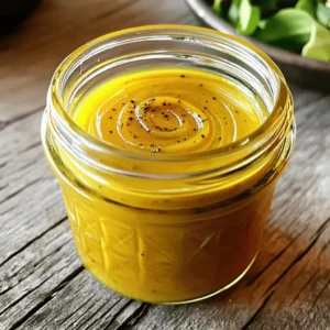 To make this Easy Honey Dijon Vinaigrette, you will need a few simple ingredients. Each one adds its own special touch to the dressing. Here’s a list of what you will need: - Honey - Dijon Mustard - Apple Cider Vinegar - Extra Virgin Olive Oil - Seasonings (Salt and Pepper) - Optional Ingredient (Garlic) Using these ingredients, I create a dressing that is both sweet and tangy. Honey gives it a nice sweetness, while Dijon mustard adds a kick. Apple cider vinegar adds brightness, and olive oil provides richness. You can also add garlic for extra flavor. This vinaigrette works well on salads, veggies, or even as a marinade. Each ingredient plays a role in making this dressing delicious. I love how easy it is to whip up, and it only takes a few minutes. Trust me, once you try it, you’ll want to have it on hand all the time. For the full recipe, check out the details above. To make the Easy Honey Dijon Vinaigrette, follow these simple steps. Each step is quick and easy, so let’s get started! - Combine Honey and Dijon Mustard In a medium bowl, add 3 tablespoons of raw honey and 2 tablespoons of Dijon mustard. Use a whisk to blend them well. You want a smooth mixture. - Add Apple Cider Vinegar Next, pour in 1/4 cup of organic apple cider vinegar. Whisk slowly while you add it. This helps mix the ingredients better. - Whisk in Extra Virgin Olive Oil Now, slowly drizzle in 1/2 cup of high-quality extra virgin olive oil. Keep whisking as you add the oil. This will make your vinaigrette glossy. - Incorporate Optional Garlic If you like garlic, add 1 teaspoon of finely minced garlic now. Whisk it in to mix the flavor throughout. - Season to Taste Sprinkle in salt and freshly cracked black pepper. Start with a little and add more if you want. Taste it to see if you like the flavor. - Taste Test and Adjust Do a quick taste test. If you want it sweeter, add more honey. If you want it tangier, add more apple cider vinegar. - Chill the Vinaigrette Pour the vinaigrette into a jar and seal it tightly. Chill it in the fridge for at least 15 minutes. This helps the flavors blend well. Now you have a delicious honey Dijon vinaigrette ready to enjoy! Try it on salads, veggies, or even as a marinade. For the full recipe, check out the details above. Enjoy! - Emulsifying Tips: Start with honey and Dijon mustard in a bowl. Whisk these two together well. This creates a good base. Add the apple cider vinegar slowly while whisking. This helps mix the oils and vinegar together. Slowly add olive oil while whisking. This keeps the dressing from separating. - Texture and Smoothness: For a smooth dressing, whisk well. If the dressing feels thick, add a bit of water or more vinegar. Keep whisking until it is creamy and lump-free. A good whisking technique gives you a bright and lovely vinaigrette. - Flavor Balancing Tips: Taste the vinaigrette as you go. If you want it sweeter, add more honey. If you want it tangier, add more apple cider vinegar. Adjust until it’s just right for your taste buds. - Pairing with Salads: This vinaigrette is perfect on salads. It goes well with mixed greens, spinach, or even pasta salads. Drizzle it on right before serving for the best flavor. - Use in Marinades: You can use this vinaigrette to marinate chicken or tofu. Let them soak in the flavors for at least 30 minutes. This makes your proteins tasty and moist. - Drizzling on Vegetables: Try drizzling the vinaigrette on roasted or grilled vegetables. It adds a nice kick and enhances their flavor. This dressing can bring simple veggies to life! By following these tips, you can create a vinaigrette that shines in any dish. For the full recipe, check out the Simply Sweet Honey Dijon Vinaigrette. {{image_4}} You can easily change the taste of your vinaigrette. Here are some fun ideas: - Herbs and Spices: Fresh herbs like basil, parsley, or dill can add great flavor. You can also try spices like paprika or cayenne for a little kick. - Citrus Zest: Adding zest from lemons or limes can brighten the dressing. Just a little zest goes a long way in making it lively. - Sweetener Alternatives: If you want to swap honey, try maple syrup or agave nectar. Each will give a different sweet twist. Switching up the vinegar can change your vinaigrette's flavor profile: - Balsamic Vinegar: This adds a rich sweetness and depth. It goes well with salads that have fruit or cheese. - Red Wine Vinegar: This vinegar gives a sharp and tangy taste. It works great with hearty salads and grilled meats. - Rice Vinegar: A milder option, rice vinegar offers a light taste. It’s perfect for Asian-inspired salads or dishes. Feel free to mix and match these ideas to create your perfect dressing! Check out the Full Recipe for more tips. To keep your easy honey Dijon vinaigrette fresh, choose a good container. A glass jar with a tight lid works well. You can also use any airtight container. This helps stop air from getting in and keeps the dressing tasty. When you store the vinaigrette, always put it in the fridge. The cold helps the flavors blend and stay fresh. Make sure to shake or whisk it before using. This helps mix the ingredients again since they may separate over time. How long does the vinaigrette last? If stored properly, it can stay good for about one week. After that, it may lose its flavor or freshness. Look for signs of spoilage. If you see any mold or strange smells, it’s best to throw it away. Also, if the texture changes or it becomes too thick, it may not be safe to eat. Always trust your senses when checking for freshness. Yes, you can! If you prefer a milder taste, use yellow mustard. For a spicier kick, try whole grain mustard. Each type will give your vinaigrette a unique flavor. To make more vinaigrette, simply multiply each ingredient by the number of servings you need. This recipe makes about 1 cup. If you want 2 cups, double all the ingredients. It’s that easy! I do not recommend freezing this vinaigrette. Freezing can change its texture. The oils may separate when thawed, making it less appealing. It’s best enjoyed fresh or stored in the fridge. If you want a sweeter vinaigrette, add more honey. Start with one teaspoon and mix well. Taste it each time until it’s just right for you. You can also add a little maple syrup for a different twist. In this blog post, you learned how to make a tasty vinaigrette. We covered key ingredients like honey, Dijon mustard, and olive oil. Each step helps you mix these flavors well. You now have tips for perfect texture and balancing flavors. With variations like herbs and different vinegars, you can make it your own. Remember to store your vinaigrette properly for the best taste. Enjoy creating and sharing your unique dressings!