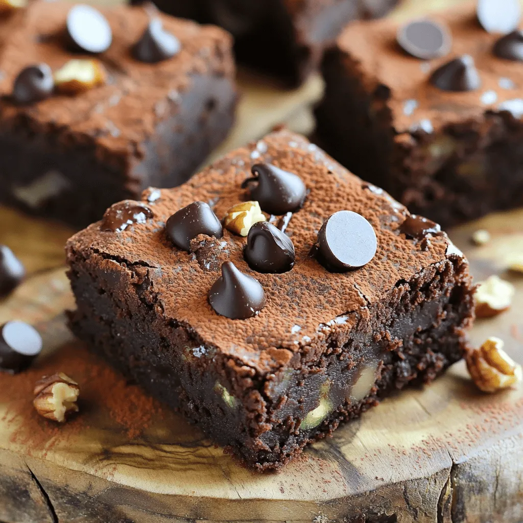 To make these brownies, you will need: - 1 medium zucchini, grated and moisture squeezed out - 1 cup almond flour - 1/2 cup unsweetened cocoa powder - 1/2 cup maple syrup or honey - 1/4 cup unsweetened applesauce - 2 large eggs - 1/4 cup coconut oil, melted and slightly cooled - 1 teaspoon vanilla extract - 1/2 teaspoon baking soda - 1/4 teaspoon salt - 1/2 cup dark chocolate chips (preferably 70% cacao) - Optional: 1/4 cup chopped nuts (walnuts or pecans) Every ingredient plays a role. The zucchini adds moisture and keeps the brownies soft. Almond flour gives a nutty flavor and a gluten-free base. Cocoa powder is key for that rich chocolate taste. Why add zucchini? It’s low in calories and packed with nutrients. Zucchini has vitamin C, potassium, and fiber. These nutrients help keep you full and support digestion. Adding zucchini makes the brownies moist without excess fat or sugar. Do you have allergies? No problem! You can swap almond flour for oat flour or coconut flour. If you need a vegan option, use flax eggs instead of real eggs. Simply mix 1 tablespoon of flaxseed meal with 2.5 tablespoons of water for each egg. For sweeteners, agave syrup or stevia can replace maple syrup. Just adjust the amount to taste. These substitutions help you enjoy delicious brownies while catering to your needs. For the full recipe, check out the instructions provided. Start by preheating your oven to 350°F (175°C). This temperature helps the brownies cook evenly. Grab an 8x8 inch baking dish. Line it with parchment paper. Let the paper hang over the sides. This makes it easy to lift out the brownies later. In a large mixing bowl, blend the almond flour, cocoa powder, baking soda, and salt. Use a whisk to mix these dry items well. Make sure there are no lumps left. Set this bowl aside for now. In another bowl, add the grated zucchini. Pour in the maple syrup or honey. Then, add the unsweetened applesauce, eggs, melted coconut oil, and vanilla extract. Whisk these ingredients until they are smooth and mixed well. Now, gently pour the wet mixture into the bowl with the dry ingredients. Use a spatula to fold them together. Be careful not to overmix, as this can change the brownie texture. It should come together nicely. Pour the brownie batter into your lined baking dish. Spread it evenly with the spatula. Place the dish in the oven and bake for 25-30 minutes. To check if they are done, insert a toothpick into the center. It should come out mostly clean with a few moist crumbs. Once baked, let them cool for about 10 minutes. Then, lift them out using the parchment paper overhang and cool completely on a wire rack. Enjoy your healthy chocolate brownies with zucchini! For more detailed steps, refer to the Full Recipe. To get your brownies moist and rich, follow a few key steps. First, squeeze out excess moisture from the zucchini. This helps prevent soggy brownies. Use ripe bananas or applesauce for extra moisture. These ingredients add flavor and softness. Mix the wet and dry ingredients gently. Overmixing can lead to tough brownies. Lastly, consider adding a bit of extra chocolate. Dark chocolate chips or chunks enhance both taste and texture. Several common mistakes can ruin your brownies. One big mistake is not measuring ingredients correctly. Always use proper measuring cups for dry and wet ingredients. Another mistake is baking too long. Keep an eye on the timer. Check with a toothpick for doneness. If it comes out wet, give it more time. If it comes out too clean, your brownies may be dry. Lastly, skipping the cooling time can lead to crumbling when you cut them. Let them cool before slicing. Present your brownies in a fun way. Cut them into squares or triangles for variety. Place them on a rustic wooden board for a homey feel. You might dust them lightly with cocoa powder or powdered sugar. This adds a nice touch and makes them look fancy. Pair them with a scoop of Greek yogurt or vanilla ice cream for a delightful treat. You can also add fresh berries for color and freshness. For the full recipe, check out the section above for more details! {{image_4}} Error: Error code: 429 - {'error': {'message': 'Rate limit reached for gpt-4o-mini in organization org-zFeAnX8gJvsCtEtJubNX3NN3 on tokens per min (TPM): Limit 200000, Used 199007, Requested 1995. Please try again in 300ms. Visit https://platform.openai.com/account/rate-limits to learn more.', 'type': 'tokens', 'param': None, 'code': 'rate_limit_exceeded'}} To keep your healthy chocolate brownies fresh, store them in an airtight container. This helps prevent them from drying out. If you have leftover brownies, let them cool completely first. Then, cut them into squares and layer them with parchment paper. This will stop them from sticking together. Freezing brownies is a great way to enjoy them later. First, let the brownies cool completely. Next, wrap each piece tightly in plastic wrap. Place the wrapped brownies in a freezer-safe bag or container. Label it with the date. They can last up to three months in the freezer. When you’re ready to eat them, just take out a piece and let it thaw at room temperature. To reheat brownies, place them on a microwave-safe plate. Heat them for about 10-15 seconds. Check to see if they’re warm enough. You can also reheat them in an oven. Preheat your oven to 350°F (175°C). Place the brownies on a baking sheet and heat for 5-10 minutes. This makes them soft and gooey again. Enjoy your delicious treat! For the full recipe, check out the earlier section. These brownies are healthy because they use almond flour and zucchini. Almond flour has more nutrients than regular flour. It is also gluten-free. Zucchini adds moisture without extra calories. We use natural sweeteners like maple syrup or honey instead of refined sugar. Dark chocolate chips provide antioxidants, making these brownies a guilt-free treat. Yes, you can use other flours. You might try oat flour or coconut flour. These options give a different taste and texture. Just remember, if you switch flours, it may change how much liquid you need. Each flour absorbs moisture differently. Adjust the wet ingredients as needed for best results. These brownies last about five days at room temperature. Store them in an airtight container to keep them fresh. If you want them to last longer, you can freeze them. Just wrap each brownie in plastic wrap, then place them in a freezer bag. They can stay good for about three months. Absolutely! Adding fruits or nuts can enhance flavor and texture. You might add chopped walnuts or pecans for a nice crunch. Dried fruits like raisins or cherries also work well. Just remember to adjust sweetness if you add extra sweet ingredients. All these changes can make your brownies even more delicious! For the full recipe, check out the complete guide above. These healthy chocolate brownies with zucchini offer great taste and nutrition. We covered key ingredients, their benefits, and substitutions for allergies. I shared step-by-step instructions, helpful tips, and tasty variations to elevate your brownies. In short, you can enjoy a delicious treat without guilt. Remember these tips to make the best brownies ever. Enjoy your baking and share your delicious results!