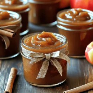 - Apples: Use firm apples. Peel, core, and chop them into small pieces. This helps them cook well. I suggest using Granny Smith or Honeycrisp because they add great flavor. - Sugar: Granulated sugar works best. You can use alternatives like honey or maple syrup, but they may change the taste. Granulated sugar gives a nice sweetness without altering the flavor much. - Spices: Essential spices like cinnamon, nutmeg, allspice, and cloves give that warm taste. Each spice adds its special touch to the apple butter. You can adjust the amounts to fit your taste. - Additional components: Lemon juice adds brightness. It helps balance the sweetness and keeps the color fresh. Vanilla extract gives a lovely scent and flavor. - Best choices for flavor and texture: Granny Smith offers tartness, while Honeycrisp brings sweetness. A mix of these apples gives a great taste and smooth texture. - Seasonal availability of apples: Apples are usually best in the fall. You can find fresh, local varieties at farmers' markets during this season. - Importance of accuracy in measurements: Accurate measurements matter a lot. They ensure your apple butter has the right taste and texture. Too much sugar can make it overly sweet, while too little may not thicken well. - Recommended tools for measuring ingredients: Use dry measuring cups for solids like sugar and a liquid measuring cup for water. A kitchen scale can also help if you want precise measurements. This way, you get the best results every time. You can find the full recipe to create this heartwarming apple butter in the earlier part of the article. To make apple butter, you start with the apples. First, peel the apples. I find a good peeler works best. After peeling, core the apples. You want to remove the seeds and the tough center. Then, chop the apples into small pieces. Small pieces cook more evenly and blend better. Next, you mix the initial ingredients. In a large pot, combine your chopped apples with water and lemon juice. The lemon juice adds a nice tang. Then, sprinkle in the granulated sugar. Stir well, so the sugar coats the apples evenly. This mix helps release the apples’ natural juices. Now, it's time to cook the apples. Place the pot over medium heat. You want to bring the mixture to a gentle simmer. As the apples cook, stir them often. This helps prevent sticking to the pot. The goal is to soften the apples well. After about 15-20 minutes, check the apples. When they are soft, it's time to puree. You can use an immersion blender to blend the mixture until smooth. If you want some chunks, blend only part of it. A regular blender works too, but be careful with hot mixtures. Next, let’s finalize the apple butter. Return the smooth mixture to the heat. Stir in the spices: cinnamon, nutmeg, allspice, and cloves. Don’t forget the vanilla! This step adds a lovely aroma to your kitchen. Now, lower the heat to a gentle simmer. Cook the apple butter uncovered for 1.5 to 2 hours. Stir it occasionally. This slow cooking thickens the mixture and deepens the flavors. To check the thickness, place a spoonful on a plate. Let it sit for a moment. If it holds its shape, it's ready. If not, keep simmering and check it again. Once it’s thick enough, cool it slightly. Pour the warm apple butter into clean, sterilized jars. Seal them tightly and store in the fridge. Your homemade apple butter will last for weeks! To make your apple butter taste amazing, you can adjust spice amounts. If you love cinnamon, add a bit more for a stronger flavor. For nutmeg and cloves, a pinch can boost the warmth. Remember, always taste as you go! For a smoother texture, use an immersion blender. This tool makes it easy to puree your apple mixture right in the pot. If you want some chunks, blend just half or use a regular blender in batches. One big mistake is overcooking or undercooking your apple butter. Overcooking can lead to a burnt taste, while undercooking leaves it too runny. Keep an eye on the clock! Aim for 1.5 to 2 hours of simmering. Also, watch out for burning at the bottom. Stir often to prevent this. If you notice any sticking, lower the heat and add a bit more water. Using the right tools can make your cooking easier. A heavy-bottomed pot helps distribute heat evenly. This helps prevent burning and keeps your apple butter cooking smoothly. An immersion blender is a must-have for pureeing. It saves time and makes cleanup simple. Don’t forget to sterilize your storage jars. This keeps your apple butter fresh longer and safe to eat. {{image_4}} You can add unique flavors to your apple butter. Try adding cardamom for warmth or ginger for a zing. If you don't have ground cloves, use more nutmeg instead. You can also swap out cinnamon for allspice if you want a different taste. Be brave and experiment with spices to find your perfect blend! Mixing in other fruits brings diversity to your apple butter. Pears or peaches pair well with apples. Cherries add a sweet-tart taste, while cranberries give a nice tang. Make sure to adjust the sugar level when you add fruits that are sweeter or more tart than apples. Each fruit adds its own charm! Adjusting sweetness is easy with apple butter. Start with the recipe's sugar amount and taste as it cooks. If you want it sweeter, stir in more sugar in small amounts. You can also use honey or maple syrup as alternatives. These can add their own unique flavor, too! Remember, tasting is key to getting it just right. Apple butter lasts about 2 to 3 weeks in the fridge. Store it in a clean, sealed jar to keep it fresh. Look for signs of spoilage, like mold or off smells. If you see any discoloration or if the texture changes, it's best to toss it out. You can freeze apple butter for up to a year. To freeze, follow these steps: - Let the apple butter cool completely. - Pour it into airtight containers, leaving space at the top for expansion. - Seal tightly and label with the date. When you're ready to use it, thaw it in the fridge overnight. You can also thaw it in a pot over low heat. Stir well before serving to mix any separated liquid. Proper sealing is key for long-term storage. Always use sterilized jars to prevent bacteria. Fill the jars with hot apple butter, leaving about 1/4-inch of space at the top. Wipe the rims before sealing to ensure a tight fit. Store sealed jars in a cool, dark pantry. Keeping them away from heat helps them last longer. For the best apple butter, I suggest using tart apples. Granny Smith and Honeycrisp are two great choices. These apples provide a nice balance of sweet and tart flavors. They also cook down well, creating a smooth texture. Other options include Jonathan, Fuji, and Braeburn. Each variety brings its unique taste, so feel free to mix and match for your perfect blend. Yes, you can reduce the sugar in apple butter. Start by cutting the sugar by one-third. Use natural sweeteners like honey or maple syrup. These options can keep the flavor rich without adding too much sweetness. You can also try adding more spices to enhance the taste. Just remember, less sugar may change the final texture a bit, making it less thick. To test if your apple butter is done, use a spoon. Place a spoonful on a plate and let it sit for a minute. If it holds its shape and does not run, it is ready. If it looks too runny, continue to simmer and check every 10 minutes. The right consistency should be thick and spreadable. This process helps develop the rich flavors you want in your apple butter. We explored how to make delicious apple butter using the right ingredients and techniques. From choosing the best apples to measuring your spices, each step is important. Remember to avoid common mistakes, like overcooking or burning. Consider variations to make your apple butter unique. Finally, store your creation correctly to enjoy it longer. With these tips, you can create tasty apple butter that’s perfect for sharing or savoring alone. Enjoy your cooking adventure!