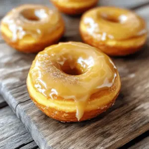 To make your pumpkin buttermilk donuts, gather these main ingredients: - 1 cup all-purpose flour - 1/2 cup whole wheat flour - 1/2 teaspoon baking powder - 1/2 teaspoon baking soda - 1 teaspoon ground cinnamon - 1/2 teaspoon ground nutmeg - 1/4 teaspoon ground ginger - 1/2 teaspoon salt - 1/2 cup brown sugar, packed - 1/2 cup canned pumpkin puree - 1/2 cup buttermilk - 1 large egg - 2 tablespoons unsalted butter, melted - 1 teaspoon pure vanilla extract These ingredients create a soft and moist donut with a rich pumpkin flavor. The spices in this recipe are key to its taste. Cinnamon gives warmth and sweetness. Nutmeg adds a nutty depth, while ginger provides a hint of spice. Each spice works together to bring out the pumpkin's natural flavor. Using fresh spices can enhance the taste even more. You can elevate your donuts with fun toppings. Here are some ideas: - Simple glaze made from powdered sugar and milk - A dusting of cinnamon sugar for extra flavor - Chopped nuts for a nice crunch - Drizzle of chocolate for a sweet finish These toppings can make your pumpkin buttermilk donuts even more delightful. For the full recipe, you can refer back to the earlier sections. Start by preheating your oven to 350°F (175°C). Grease your donut pan with non-stick spray or butter. This step helps the donuts release easily after baking. In a medium bowl, mix the all-purpose flour, whole wheat flour, baking powder, baking soda, cinnamon, nutmeg, ginger, and salt. Whisk these dry ingredients well. Set this bowl aside for later use. Next, take a large bowl and add the brown sugar, pumpkin puree, buttermilk, egg, melted butter, and vanilla. Whisk these wet ingredients until smooth. You want a homogenous mix without lumps. Now, gently combine the dry mix with the wet mix. Fold the ingredients together just until they blend. Be careful not to overmix. A few lumps will keep the donuts tender. To fill the donut cavities, you can use a piping bag or a zip-top bag with the corner cut off. Fill each cavity about two-thirds full. This helps ensure even sizes for your donuts. Place the filled donut pan in the preheated oven. Bake for 10 to 12 minutes. You’ll know they are done when the edges turn lightly golden. A toothpick inserted in the center should come out clean. Once baked, let the donuts cool in the pan for about 5 minutes. Carefully remove them from the pan and transfer them to a wire rack to cool completely. After they cool, you can glaze them. Mix powdered sugar with a bit of milk for a smooth glaze. Drizzle this glaze over your donuts. A light dusting of cinnamon sugar adds a nice touch. For the full recipe, check out the complete guide! To make great pumpkin buttermilk donuts, avoid overmixing the batter. When you mix too much, your donuts can turn out dense. Mix just until you see no dry flour. Another common mistake is not greasing the pan well. Make sure to coat it with spray or butter so the donuts pop out easily. Lastly, don't skip the cooling step. If you glaze them too soon, the glaze will slide off. For tender donuts, use a mix of all-purpose and whole wheat flour. This gives a nice balance. Make sure your buttermilk is fresh. This adds moisture and a soft crumb. Also, incorporate the wet ingredients gently into the dry. A few lumps are okay! They help keep the donuts light. Remember, a longer bake can dry them out, so watch your time closely. Once your donuts cool, it's time to make them look great. For a simple glaze, mix powdered sugar with a splash of milk. Drizzle this glaze over the top for a shiny finish. You can also sprinkle cinnamon sugar on top for extra flavor. Arrange the donuts on a pretty plate. This makes them more inviting. For a fun twist, add colorful sprinkles or nuts for a festive touch. Enjoy your beautiful pumpkin buttermilk donuts! {{image_4}} Want to mix it up? Adding chocolate or nuts can make your pumpkin buttermilk donuts even more tasty. For chocolate lovers, add 1/2 cup of chocolate chips to the batter. Stir them in gently before baking. The melted chocolate will create a rich, sweet surprise in each bite. If you like nuts, try adding 1/3 cup of chopped walnuts or pecans. They add a nice crunch and flavor that pairs well with pumpkin. You can easily make these donuts gluten-free. Just swap out the all-purpose flour and whole wheat flour for a gluten-free flour blend. Look for one that has xanthan gum, as it helps the donuts hold their shape. You may need to adjust the liquid slightly. Check the batter; it should be smooth but not too runny. This version will taste just as good while meeting dietary needs. Seasons can inspire your recipes. In fall, consider adding a pinch of cloves or allspice for a warm flavor. In winter, try adding crushed peppermint candies for a festive touch. For spring, you can mix in some lemon zest for a bright taste. Each season offers unique flavors, so feel free to get creative and enjoy the change! For the full recipe, check out the details above. To keep your pumpkin buttermilk donuts fresh, store them at room temperature. Place them in an airtight container to prevent them from drying out. You can also use a cake dome for added protection. Keep the donuts away from direct sunlight and heat sources. This way, they stay soft and tasty for up to three days. If you have leftover donuts, reheating them brings back their warmth. Preheat your oven to 350°F (175°C). Place the donuts on a baking sheet and heat for about five minutes. This method keeps them soft and restores their flavor. Avoid using the microwave, as it can make them chewy and tough. For long-term storage, freezing is a great option. First, let the donuts cool completely. Wrap each donut in plastic wrap. Then, place them in a freezer-safe bag or container. Label the bag with the date. You can freeze them for up to three months. To enjoy, thaw them at room temperature or reheat them in the oven. For the full recipe, check out the details above! Yes, you can use fresh pumpkin. Start by roasting or steaming the pumpkin until soft. Then, mash it into a smooth puree. Fresh pumpkin adds a vibrant flavor. Just make sure to measure it out correctly. You can make your own buttermilk. Mix 1 cup of milk with 1 tablespoon of lemon juice or vinegar. Let it sit for 5 minutes. This creates a similar acidity. You can also use yogurt thinned with water. The donuts are done when they turn golden at the edges. Insert a toothpick into the center; it should come out clean. If it has wet batter, bake for a few more minutes. Keep an eye on them. You can add festive spices like allspice or cloves. Consider topping them with colored sprinkles or a glaze made from powdered sugar and milk. You might also use themed cookie cutters for fun shapes. You learned how to make delicious pumpkin buttermilk donuts from start to finish. We covered main ingredients, key spices, and tasty toppings. The step-by-step details made it easy to follow. I shared tips to prevent mistakes and achieve fluffy texture. You also explored fun variations and smart storage methods. Enjoy trying these donuts in your kitchen. Happy baking!