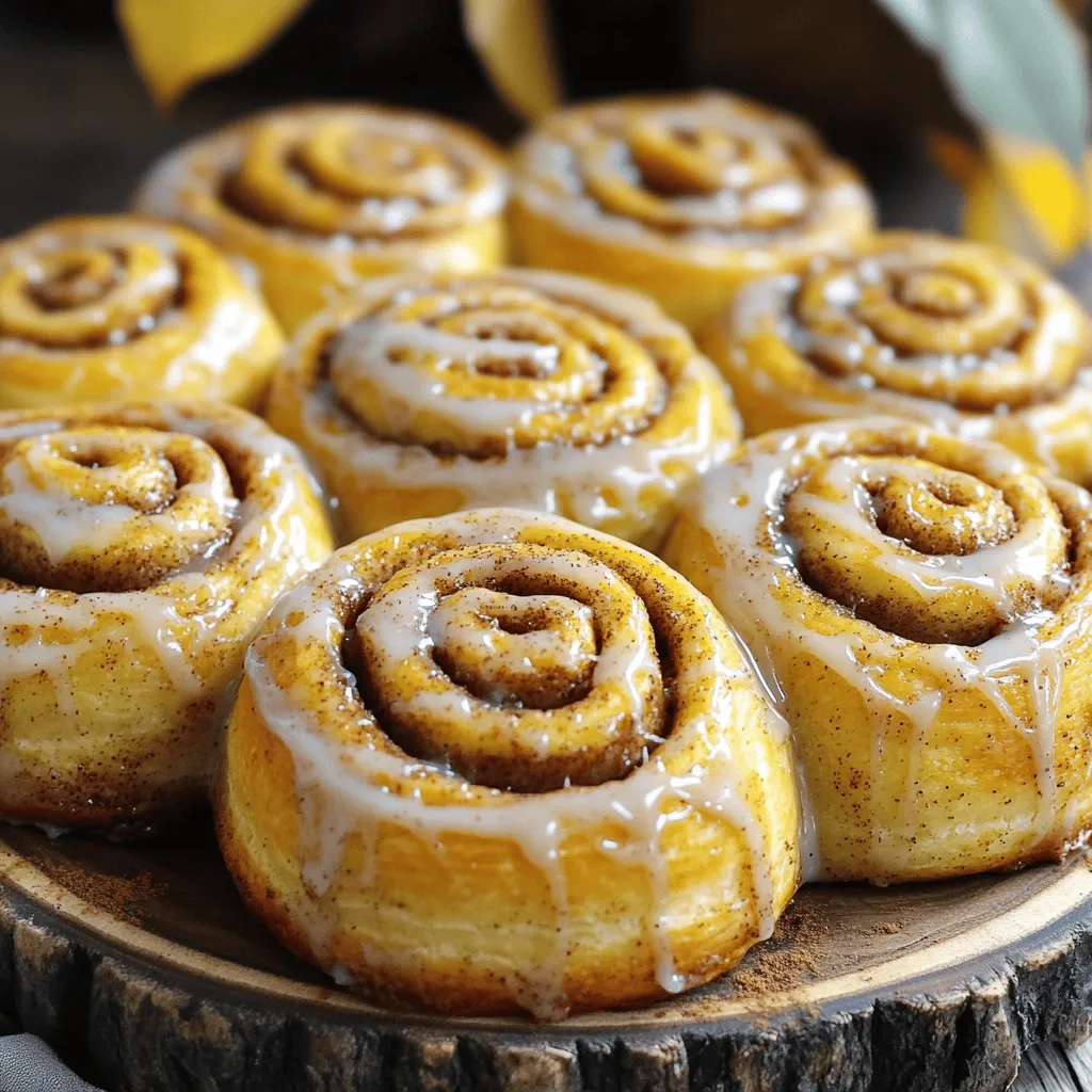 - 4 cups all-purpose flour - 1 packet (2 ¼ tsp) instant yeast - ¼ cup granulated sugar - 1 teaspoon salt - 2 teaspoons ground cardamom - 1 teaspoon ground cinnamon - ½ teaspoon ground ginger - ½ teaspoon ground cloves - ½ cup whole milk, warmed - ⅓ cup unsalted butter, melted - 2 large eggs - 1 tablespoon vanilla extract - ½ cup brown sugar - 2 tablespoons ground cinnamon - 1 teaspoon ground cardamom - 1 tablespoon chai blend - 1 cup powdered sugar - 2-3 tablespoons milk - ½ teaspoon vanilla extract To make these chai cinnamon rolls, you need a mix of wet and dry ingredients. The dry ingredients include flour, yeast, sugar, salt, and spices like cardamom and cinnamon. The wet ingredients consist of warm milk, butter, eggs, and vanilla. For the filling, we use brown sugar, more cinnamon, cardamom, and a special chai blend. The glaze is a simple mix of powdered sugar, milk, and vanilla. The combination of spices gives these rolls their unique flavor. They are fluffy and sweet. You will love how the warm milk helps the yeast rise. Each ingredient plays a key role in making the rolls soft and tasty. You can check the full recipe to see how these ingredients work together. Enjoy the process of making these delightful treats! To start, you need to activate the yeast. In a medium bowl, combine warm milk and sugar. Stir gently, then let it sit for 5-10 minutes. You want it to get foamy. This shows the yeast is active. Next, in a large bowl, sift the dry ingredients: flour, salt, cardamom, cinnamon, ginger, and cloves. This helps mix the spices well. Create a well in the center of the dry mix. Pour in the melted butter, eggs, vanilla, and the yeast mixture. Stir until combined. Now, it’s time to knead the dough. Place it on a floured surface. Knead for about 5-7 minutes. You want the dough to be smooth and elastic. Once done, put the dough in a greased bowl. Cover it with a towel and let it rise. Find a warm spot for it. Wait for 1-1.5 hours until it doubles in size. After the dough has risen, gently punch it down to release air. Roll it out on a floured surface. Aim for a rectangle about 15x10 inches. For the filling, mix brown sugar, cinnamon, softened butter, cardamom, and chai blend in a bowl. Spread this filling evenly over the rolled dough. Starting from one long edge, tightly roll the dough into a log. Use a sharp knife to slice the log into 12 pieces. Place these slices in a greased baking dish, leaving space between each. Cover the rolls with a towel and let them rise again for 30-40 minutes. While they rise, preheat your oven to 375°F (190°C). Bake the rolls for 25-30 minutes until golden brown and fragrant. As they bake, prepare the glaze. In a bowl, whisk powdered sugar, milk, and vanilla until smooth. Adjust milk for your desired consistency. After baking, let the rolls cool for 5-10 minutes. Drizzle the glaze generously over the warm rolls, letting it seep into every crevice. For the complete recipe, check out the Full Recipe section. For fluffy chai cinnamon rolls, yeast activation is key. Start by mixing warm milk and sugar. Then, add instant yeast. Let it sit until it becomes foamy. This foamy sign shows your yeast is alive. If it doesn't foam, your yeast might be old. Kneading is also important. Use a lightly floured surface. Press the dough with your palms and fold it over. Keep kneading for 5-7 minutes. The dough should feel smooth and elastic. This step helps develop gluten, which gives your rolls their soft texture. To make your rolls even tastier, try adding spices. Nutmeg or allspice can add warmth. You could also mix in finely chopped apples or nuts for extra flavor. For the glaze, a splash of maple syrup can take it up a notch. This sweet addition creates a richer taste. Chai cinnamon rolls pair perfectly with a hot cup of chai tea. The spices in both enhance the experience. For a festive touch, serve them on a colorful platter. Drizzle glaze generously and sprinkle some ground cinnamon on top. This not only looks nice but adds flavor. Enjoy these rolls warm for the best taste! {{image_4}} You can switch up the spices in your chai cinnamon rolls. Try using pumpkin spice for a seasonal twist. This will add a warm, cozy flavor to your rolls. If you want to explore more, use different chai blends. Each blend has a unique flavor. Some blends focus more on ginger, while others highlight cardamom. Experimenting with these spices can give your rolls exciting new tastes. If you need gluten-free options, you can use almond flour or a gluten-free blend. These flours work well in the dough. Just remember that the texture may change a bit. For those who prefer egg-free options, you can replace eggs with applesauce or flaxseed meal. This will keep your rolls fluffy and delicious while meeting dietary needs. Cream cheese frosting is a fantastic choice for topping your rolls. It adds a rich and tangy flavor. You can also sprinkle nuts or dried fruits on top for added texture. Walnuts or raisins work great and give your rolls a lovely crunch. Feel free to get creative with these toppings to make your chai cinnamon rolls even more special. To store your chai cinnamon rolls at room temperature, let them cool completely. Place them in an airtight container. This keeps them fresh for about two days. If you want to extend their shelf life, you can refrigerate them. Wrap the rolls in plastic wrap or foil, then place them in a container. They can last about a week in the fridge. For long-term storage, wrap each roll tightly in plastic wrap. Then, place them in a freezer-safe bag or container. Make sure to remove as much air as possible to prevent freezer burn. The rolls can be frozen for up to three months. When you're ready to enjoy them, thaw the rolls overnight in the fridge. To reheat, place them in a preheated oven at 350°F (175°C) for about 10-15 minutes. This brings back their warmth and fluffiness. Enjoy your delicious chai cinnamon rolls any time you want! For the full recipe, be sure to check out the detailed steps. To check if your yeast is active, mix warm milk, sugar, and yeast. Let it sit for 5-10 minutes. If it bubbles and foams, your yeast is active. If it does not foam, your yeast may be old or the milk was too hot or cold. Try again with fresh yeast and the right temperature. Yes, you can prepare the dough in advance. After you knead the dough, place it in a greased bowl. Cover it tightly with plastic wrap. You can store it in the refrigerator for up to 24 hours. When ready to use, let it sit at room temperature for 30 minutes before rolling. If you do not have chai blend, you can create your own. Use equal parts of black tea, ground cinnamon, cardamom, and ginger. You can also add a pinch of cloves for extra flavor. For a quick fix, try using store-bought spice mixes that include these flavors. This blog post covered the essentials of making delicious chai rolls. We explored key ingredients, from dry to wet, and how each plays its part. You learned step-by-step instructions, helpful tips, and tasty variations. Overall, with this guide, you can craft impressive chai rolls with confidence. Enjoy sharing them with friends and family, or keep them all to yourself! Happy baking!