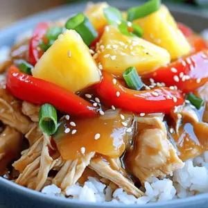 - 2 lbs boneless, skinless chicken thighs - 1 cup teriyaki sauce (store-bought or homemade) - 1 cup coconut milk - 1 red bell pepper, sliced - 1 cup pineapple chunks (fresh or canned) - 2 cloves garlic, minced - 1 tablespoon ginger, minced - 1 teaspoon sesame oil - 1 teaspoon black pepper - 2 green onions, sliced (for garnish) - Sesame seeds (for garnish) - Cooked rice or quinoa (for serving) For the chicken, I love boneless, skinless thighs. They stay juicy and tender. You can use breasts, but they may dry out. If you need a veggie option, try tofu or tempeh. The teriyaki sauce can be store-bought for quick prep. You can also make it at home with soy sauce, honey, and vinegar. Coconut milk adds creaminess. If you want a lighter dish, use chicken broth instead. For the bell pepper, red is sweet and colorful. You can swap it for yellow or green bell peppers. Pineapple adds a sweet touch. Fresh is best, but canned works fine too. When buying chicken, look for a pink color and no foul smell. Fresh chicken should feel firm and moist. For produce, choose bright, crisp peppers and ripe pineapples. If using canned pineapple, select ones in juice, not syrup. This keeps the flavor fresh. For sauces, read labels for high-quality ingredients. Avoid those with additives or too much sugar. Using quality ingredients makes a big difference. You get a better taste and a healthier meal. Trust me, your taste buds will thank you! First, gather your ingredients. You will need: - 2 lbs boneless, skinless chicken thighs - 1 cup teriyaki sauce - 1 cup coconut milk - 1 red bell pepper, sliced - 1 cup pineapple chunks - 2 cloves garlic, minced - 1 tablespoon ginger, minced - 1 teaspoon sesame oil - 1 teaspoon black pepper - 2 green onions, sliced - Sesame seeds Next, place the chicken thighs in the bottom of your crockpot. Make sure they are in a single layer. This helps them cook evenly. In a bowl, mix the teriyaki sauce, coconut milk, garlic, ginger, sesame oil, and black pepper. Whisk until smooth. Pour this sauce over the chicken. Make sure each piece is covered well. Now, layer the sliced bell pepper and pineapple on top. This adds color and taste to your dish. Cover the crockpot with its lid. Set it to low heat for 6-7 hours or high heat for 3-4 hours. The chicken is ready when it is tender and can be shredded easily. During the last 30 minutes, you can check if the chicken is cooked through. This way, you can adjust the time if needed. Once the cooking time is up, shred the chicken right in the crockpot. Use two forks to pull it apart. Mix the chicken with the sauce and veggies to combine the flavors. For serving, place the chicken mixture over cooked rice or fluffy quinoa. Garnish with sliced green onions and sesame seeds. This adds a nice crunch and flavor. Enjoy your flavorful teriyaki chicken! To get juicy, tender chicken, use boneless, skinless thighs. They cook well in a crockpot. Make sure to layer the chicken evenly at the bottom. This lets the heat spread evenly. You can cook it on low for 6 to 7 hours. If you're short on time, use high heat for 3 to 4 hours. Check the chicken at the end. It should shred easily with a fork. Want to boost flavors? Try adding fresh herbs like cilantro or basil. You can also switch up the sauce. For a spicy kick, add a splash of sriracha. If you love sweetness, mix in brown sugar or honey. Adding more garlic or ginger can bring a nice punch too. Experiment with what you like best. Each tweak can lead to a new favorite. Serving matters! For a pretty dish, use a wide bowl. Place rice or quinoa at the bottom. Then, spoon the chicken and veggies over the top. Finish with sliced green onions and a sprinkle of sesame seeds. Add a lime wedge on the side for a pop of color. This adds freshness and makes your meal look gourmet. Enjoy the compliments! {{image_4}} You can make your teriyaki chicken even better by adding vegetables. Bell peppers are a great start, but you can also try broccoli, carrots, or snap peas. Just chop them into bite-sized pieces. Add them to the crockpot with the chicken. They will soak up the sauce and add color and crunch. You can also use frozen veggies if you’re short on time. Just toss them in frozen; they'll cook perfectly in the sauce. While teriyaki sauce is a classic choice, feel free to mix it up! You can use soy sauce for a saltier taste. Hoisin sauce adds a sweet and tangy flavor. If you like it spicy, try adding sriracha or chili paste. Mixing different sauces can bring new flavors to your dish. Just keep the base of coconut milk for creaminess. Want to change the main protein? You can use chicken breasts if you prefer leaner meat. Pork or beef also works great in the crockpot. If you like seafood, shrimp or salmon can be added too. Just reduce the cooking time for seafood. Always ensure the protein is cooked through before serving. This way, you can enjoy a new twist on a familiar dish. Store leftover teriyaki chicken in an airtight container. Keep it in the fridge. It stays fresh for about 3-4 days. If you want to enjoy it later, portion it out for easy meals. This method helps you avoid waste and helps with meal prep. You can freeze teriyaki chicken for longer storage. First, let it cool to room temperature. Then, put it in a freezer-safe bag or container. Remove as much air as possible to prevent freezer burn. It will keep well for up to 3 months. Just remember to label the bag with the date! When you’re ready to eat, thaw the chicken in the fridge overnight. You can reheat it in the microwave. Heat it on medium power for 2-3 minutes, stirring halfway through. Alternatively, you can reheat it on the stove. Just add a bit of water or sauce to prevent sticking. Heat until warm, and enjoy! Yes, you can use frozen chicken in the crockpot. Just remember that it will take longer to cook. Set your crockpot on high for about 4-5 hours. Always check the chicken for doneness. Use a meat thermometer to ensure it reaches 165°F. To spice up your teriyaki chicken, add some red pepper flakes or sriracha. You can mix these into the sauce before cooking. Another option is to add fresh sliced jalapeños on top before serving. This will give a nice kick and balance the sweetness of the teriyaki sauce. Teriyaki chicken pairs well with rice or quinoa. You can also add steamed broccoli or snap peas for extra crunch. A side of pickled veggies adds a nice tang too. For a refreshing touch, serve with lime wedges or a simple salad. In this blog post, we explored the key ingredients and steps for making teriyaki chicken. You learned about choosing quality ingredients and helpful substitutions. I offered clear cooking steps, shredding tips, and ways to enhance flavors. We also discussed variations, like adding veggies and sauces, plus storage and reheating advice. Remember, cooking is about creativity and experimentation. Try new things to make this dish yours! Enjoy your cooking journey.