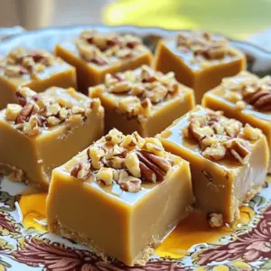 To make delicious maple fudge, you need a few key ingredients. Each one plays a big role in the flavor and texture of the fudge. Here’s the list: - 2 cups granulated sugar - 1 cup pure maple syrup - 1/2 cup heavy cream - 1/4 cup unsalted butter, cubed - 1 teaspoon pure vanilla extract - 1/2 teaspoon fine sea salt - 1 cup chopped pecans (optional) Granulated sugar is the base. It adds sweetness and helps with texture. Pure maple syrup is the star. It gives that sweet, rich maple flavor we all love. Heavy cream adds a smooth, creamy richness. Unsalted butter makes the fudge rich and buttery. Pure vanilla extract adds warmth. Fine sea salt balances the sweetness. If you want a nutty crunch, add chopped pecans. They bring a nice texture contrast. You can also skip them if you prefer a smooth fudge. Each ingredient combines to create a delightful treat perfect for any occasion. Start by lining an 8-inch square baking pan with parchment paper. Make sure to leave some paper hanging over the edges. This overhang helps you lift the fudge out later. It makes cutting the fudge easy and keeps it from sticking. In a medium saucepan, combine 2 cups of granulated sugar, 1 cup of pure maple syrup, and 1/2 cup of heavy cream. Stir gently until the sugar dissolves. Then, turn the heat to medium-high. Bring the mixture to a gentle boil while stirring constantly. This step prevents the sugar from burning. Once it starts to boil, lower the heat to medium. Let it boil without stirring for about 5-7 minutes. Use a candy thermometer to check the temperature. You want it to reach the soft-ball stage, which is between 235°F and 240°F. Carefully take the saucepan off the heat. Without stirring, add in 1/4 cup of cubed unsalted butter, 1 teaspoon of pure vanilla extract, and 1/2 teaspoon of fine sea salt. Let the mixture sit for about 5 minutes to cool down a bit. After that time, grab a wooden spoon or a hand mixer. Beat the mixture for about 5-7 minutes until it thickens and loses its shiny look. This step adds air and makes the fudge creamy. If you want to add nuts, now is the time! Gently fold in 1 cup of chopped pecans. Then, pour the fudge mixture into the prepared baking pan. Use a spatula to spread it evenly. Let the fudge cool at room temperature for about 2 hours until it sets. Once it's firm, lift it out using the parchment overhang. Place it on a cutting board and cut it into squares. Enjoy your sweet creation! To make great fudge, you need to watch the temperature closely. A candy thermometer is your best friend. It helps you know when to stop cooking. The fudge should reach between 235°F and 240°F. This is the soft-ball stage. If it goes too far, your fudge becomes too hard. Burning can ruin your fudge. Stir your mixture well when it first heats up. Once it boils, stop stirring. Let it bubble for about 5-7 minutes. This keeps it from sticking to the pan. Watch it closely. If you see smoke or smell burning, take it off the heat right away. Once your fudge cools, it’s time to make it look pretty. Cut the fudge into squares and place them on a decorative plate. You can use any plate that matches your style. Arrange the squares neatly for a nice look. For a special touch, consider garnishing your fudge. You can sprinkle some extra chopped pecans on top. A light drizzle of maple syrup adds sweetness too. This makes it look and taste even better. {{image_4}} You can add nuts to your maple fudge for extra crunch. Pecans are my go-to choice. They add a rich, buttery flavor. Walnuts work well too; they bring a slightly bitter taste that balances the sweetness. If you prefer something different, try almonds. Their mild flavor and crunch make a great addition. Just chop them roughly and fold them in with the fudge mixture. Want to mix it up? You can add more flavors to your fudge! Chocolate is a popular choice. Just melt some chocolate and mix it in for a sweet twist. Caramel can also enhance the fudge's richness. Pour some in before it sets for a gooey surprise. Spices like cinnamon can bring warmth and depth. A half teaspoon can change the whole flavor profile. If you need to make your fudge vegan or dairy-free, it’s easy! Swap the heavy cream for coconut cream. It gives a rich texture without dairy. Use vegan butter instead of unsalted butter. This keeps the fudge creamy. Check your maple syrup to ensure it’s pure and vegan. These changes let everyone enjoy your fudge, no matter their diet. To keep your maple fudge fresh, you need to store it well. First, let the fudge cool completely at room temperature. Then, cut it into squares. I recommend you use an airtight container. This prevents air from getting in and drying out the fudge. Best practices for keeping fudge fresh: - Store in a cool, dry place. - Place parchment paper between layers if stacking. - Avoid direct sunlight or heat sources. Recommended storage containers: - Glass or plastic airtight containers work best. - You can also use a tin or metal box with a lid. If you have extra fudge, you can freeze it. Freezing keeps the fudge tasty for months. Tips for freezing and thawing fudge: - Wrap each piece in plastic wrap. - Place wrapped pieces in a freezer-safe bag or container. - To thaw, move fudge to the fridge overnight before eating. With these tips, your maple fudge will stay fresh and delicious for any occasion. You can tell fudge is done by checking its temperature. Use a candy thermometer. It should reach 235°F to 240°F. This is called the soft-ball stage. The fudge will also appear glossy. Once it starts to lose its shine, it's ready for beating. If you need a substitute for heavy cream, try full-fat coconut milk. It adds great creaminess and flavor. You can also use whole milk with a little melted butter. This mix creates a similar texture, but the taste may differ slightly. You can use artificial maple flavoring, but pure maple syrup is best. It gives a rich, natural flavor. Artificial flavoring may lack complexity. If you choose to use it, adjust the amount based on your taste. Homemade maple fudge lasts about one to two weeks at room temperature. Store it in an airtight container. For longer storage, you can freeze it. When frozen, it can last up to three months. Just remember to thaw it slowly in the fridge. This guide covered everything you need for perfect maple fudge. We looked at the main ingredients, step-by-step instructions, and helpful tips. We also explored fun variations, storage methods, and answered common questions. Fudge-making can be fun and rewarding. With the right ingredients and care, you can create tasty treats. Try my tips, and enjoy your fudge-making journey. Your homemade fudge will impress friends and family!