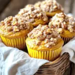 Let’s dive into what makes these Pumpkin Streusel Muffins so special. Here’s the full list of ingredients you will need: - 1 cup canned pumpkin puree - 1/2 cup vegetable oil - 1 cup granulated sugar - 1/2 cup packed brown sugar - 3 large eggs - 1 teaspoon vanilla extract - 2 cups all-purpose flour - 1 teaspoon baking soda - 1 teaspoon baking powder - 1 teaspoon ground cinnamon - 1/2 teaspoon ground nutmeg - 1/2 teaspoon salt - 1/4 teaspoon ground ginger For the delicious streusel topping, gather these ingredients: - 1/2 cup all-purpose flour - 1/3 cup packed brown sugar - 1/4 cup cold butter, cut into small cubes - 1 teaspoon ground cinnamon - 1/4 cup chopped pecans (optional) Measurements Matter Getting the right measurements is key. Use standard measuring cups and spoons to ensure your muffins turn out perfect. I always find that weighing ingredients can help too, especially flour, which can vary in density. Customization Options Feel free to play around with the recipe. You can swap in different nuts, like walnuts or almonds, for the streusel. You could even add chocolate chips for a sweet twist. Think about adding cranberries or raisins for a fruity touch. Now that you have all your ingredients lined up, you're ready to create something truly delightful! Check out the Full Recipe for a step-by-step guide on making these tasty treats. First, gather your wet ingredients. In a large bowl, whisk together the pumpkin puree, vegetable oil, granulated sugar, brown sugar, eggs, and vanilla extract. Mix until smooth. This step is key for a rich flavor. Next, in another bowl, combine the dry ingredients. Whisk together the flour, baking soda, baking powder, cinnamon, nutmeg, salt, and ginger. Mixing these well ensures an even rise in your muffins. Now, gently fold the dry mixture into the wet ingredients. Be careful not to overmix. A few lumps are fine. Overmixing can lead to tough muffins, and we want them light and fluffy. In a medium bowl, mix the flour, brown sugar, and cinnamon for the streusel. This combination gives a lovely sweetness and spice. Add the cold butter cut into small cubes. Use a fork or your fingers to work the butter into the mixture until it looks like coarse crumbs. If you want a nutty flavor, consider adding chopped pecans. This step is optional, but it adds a nice crunch. Preheat your oven to 350°F (175°C). Line your muffin pan with paper liners or spray it lightly with cooking spray. Fill each muffin cup about two-thirds full with batter. This allows room for rising. Generously sprinkle the streusel topping over each muffin. Bake your muffins for 18-22 minutes. To check for doneness, insert a toothpick into the center of a muffin. If it comes out clean, your muffins are ready. After baking, let the muffins cool in the pan for about 5 minutes. Then, transfer them to a wire rack to cool completely. Enjoy your delicious homemade pumpkin streusel muffins! For the full recipe, refer to the earlier section. To make your pumpkin streusel muffins even better, try adding spices like cloves or allspice. These will give your muffins a warm, cozy taste. If you want a bit of heat, a pinch of cayenne can add a nice kick. For pairing ideas, these muffins go great with a cup of coffee or tea. The rich flavors of pumpkin blend well with a warm drink, making it a perfect snack. Keeping your muffins moist is key to a great texture. Be careful not to overmix the batter. It’s okay if you see some lumps in the mix. Another tip is to check your oven temperature; an oven that is too hot can dry out your muffins. Also, use fresh ingredients. Old baking powder or flour can lead to dry muffins too. Always remember to fill your muffin cups about two-thirds full. This helps them rise nicely without overflowing. {{image_4}} You can make these muffins healthier without losing flavor. Start by using whole wheat flour. It adds fiber and a nutty taste. You may also try alternative sweeteners, like honey or maple syrup. They can lower the sugar content while keeping the sweetness. If you want vegan muffins, it’s easy to swap ingredients. Replace eggs with flaxseed meal or applesauce. Use almond milk instead of regular milk. These changes keep muffins moist and tasty. Enhance your muffins with fun add-ins. Chopped nuts, like walnuts or pecans, add a nice crunch. Dried fruits, like cranberries or raisins, bring a sweet surprise. You can even mix in chocolate chips for a rich twist. To enjoy seasonal flavors, try adding spices. In winter, add a pinch of cloves. For spring, include lemon zest for a fresh burst. These variations keep your muffins exciting all year round. Don't forget to check the Full Recipe for more ideas! To keep your Pumpkin Streusel Muffins fresh, store them at room temperature. Place them in an airtight container. This helps keep them moist for up to three days. You can also wrap each muffin in plastic wrap for extra protection. If you want to refrigerate them, keep them in the same airtight container. Just know that refrigeration can make them a bit dry. If you want to enjoy these muffins later, freezing is a great option. Wrap each muffin tightly in plastic wrap, then place them in a freezer-safe bag. They stay good for up to three months. When you are ready to eat them, thaw the muffins overnight in the fridge. For best results, reheat them in the oven at 350°F (175°C) for about 10 minutes. This helps bring back their soft texture. Avoid using the microwave, as it can make them rubbery after thawing. What can I substitute for pumpkin puree? You can use mashed sweet potatoes or butternut squash. Both options give a similar taste and texture. If you choose this, ensure the squash is cooked and smooth. How do I know when my muffins are done baking? Insert a toothpick into the center of a muffin. If it comes out clean, your muffins are done. You can also lightly press the top; it should spring back. Can I make mini muffins using this recipe? Yes! Just adjust the baking time. For mini muffins, bake for about 10-12 minutes. Keep an eye on them to avoid overbaking. Is it necessary to use both granulated and brown sugar? Yes, both sugars add different flavors. Granulated sugar makes muffins sweet, while brown sugar adds moisture and a hint of caramel. Can I omit the streusel topping? Yes, you can skip the streusel. Your muffins will still taste great. They will just lack that crunchy topping. What can I use instead of pecans in the topping? You can use walnuts, almonds, or even skip nuts entirely. If you want crunch, try using oats for a different texture. What to do if muffins are too dry? If your muffins turn out dry, try adding more wet ingredients next time. You can also reduce baking time slightly. How can I prevent muffins from sticking to the pan? Line the muffin pan with paper liners or spray it with cooking oil. This will help release the muffins easily after baking. In this post, I covered how to make delicious muffins. We explored essential ingredients, step-by-step mixing, and tips for perfecting your batter. I shared ways to enhance flavors and variations for healthier options. You learned how to store muffins to keep them fresh. By following these instructions, you will bake amazing muffins every time. Enjoy experimenting with flavors and sharing your tasty results with others! Happy baking!
