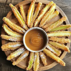- Apples: Use Granny Smith or Honeycrisp for the best crunch. - Dry ingredients: You need 1 cup all-purpose flour, 1 teaspoon ground cinnamon, 1/2 teaspoon ground nutmeg, and 1/4 cup granulated sugar. - Wet ingredients: For this, use 1 large egg and 1 tablespoon of milk. - Coating: 1/2 cup panko breadcrumbs adds extra crunch. - Optional ingredients: A light mist of cooking spray helps fries cook evenly. You can also use caramel sauce for a sweet dip. These ingredients create a perfect balance of flavors and textures. Using the right apple is key. Granny Smith gives a tartness, while Honeycrisp adds sweetness. The spices enhance the flavor, making each bite delightful. The panko breadcrumbs ensure crispiness that rivals deep-fried snacks. Don't skip the caramel sauce; it adds a fun touch! Enjoy making this simple, tasty snack! First, wash your apples well under cold water. This removes dirt and germs. Next, use a sharp knife to core the apples. Be careful! After coring, slice the apples into thin strips. Aim for a fry-like shape to get that perfect texture. A good thickness is about 1/4 inch. This helps them cook evenly. In a shallow dish, mix your dry ingredients. Combine 1 cup of flour, 1 teaspoon of cinnamon, 1/2 teaspoon of nutmeg, and 1/4 cup of sugar. Whisk them until they blend perfectly. In another bowl, crack 1 large egg and add 1 tablespoon of milk. Whisk these together until smooth. Now, prepare a third dish with 1/2 cup of panko breadcrumbs. For coating, take each apple strip. First, dust it in the flour mixture, covering it well. Next, dip it in the egg mixture. Let any extra drip off. Finally, roll the strip in the panko breadcrumbs. Press gently to make sure they stick. Before cooking, preheat your air fryer to 375°F (190°C). This step is key for crispy apple fries. Lightly spray the air fryer basket with cooking spray to prevent sticking. Next, arrange the apple fries in a single layer. Leave space between each strip for even cooking. For an extra crunch, mist the tops of the fries with more cooking spray. Cook the apple fries for 10-12 minutes. Flip them halfway through for even browning. They should turn golden brown and crispy. When done, carefully remove them from the air fryer. Let them cool for a few minutes. This step enhances their flavor and texture. To get crispy apple fries, cooking spray is key. It helps create a nice outer layer. Without it, your apple fries may turn out soggy. I suggest using a light mist before the fries go into the air fryer. This small step makes a big difference. Flipping the apple fries halfway through cooking is another trick. This ensures even cooking on all sides. It helps them get nice and golden. You want that crunch, right? So, make sure to flip them! To make your apple fries even tastier, consider adding spices. A pinch of ginger or clove can add a nice twist. You might also try a dash of cayenne for heat. Mix in these spices with cinnamon and nutmeg for a deeper flavor. If you love caramel sauce, here are some tips. Use warm caramel for dipping. It makes each bite extra special. You can even add a sprinkle of sea salt on top. This adds a nice sweet and salty contrast. Enjoy experimenting with flavors! {{image_4}} For your apple fries, you can choose different types of apples. Each type gives a unique taste. I recommend using Granny Smith apples for a tart flavor. They hold up well when cooked. Honeycrisp apples, on the other hand, offer a sweet and crisp bite. Mixing these apples can create fun flavor combinations. Try both to see which one you like best! You can switch up the coating to change the flavor. Whole wheat flour or almond flour are great choices. They add a bit of nuttiness. For a sweeter taste, add brown sugar to the flour mix. You can also try adding vanilla for a warm flavor. These changes can make your apple fries even more exciting! While caramel sauce is a classic choice, you have other options. Try honey or yogurt for a healthier dip. You can use peanut butter or chocolate sauce for a fun twist. Each sauce brings a different flavor to the fries. Experiment with these dips to find your favorite! To keep your crispy air fryer apple fries fresh, follow these steps: - Allow the apple fries to cool completely before storing. - Place them in an airtight container to prevent moisture. - You can use glass containers or plastic ones with a tight seal. - Store in the refrigerator for up to three days. When you're ready to enjoy your apple fries again, here’s how to reheat them: - Use an air fryer to keep them crispy. Set it to 375°F (190°C). - Place the apple fries in a single layer in the basket. - Heat for about 5 minutes, checking for crispiness. - Avoid using a microwave, as it will make them soggy. Yes, you can use other apples. Each type gives a unique taste. Granny Smith apples are tart and crisp. Honeycrisp offers a sweet, juicy crunch. Other varieties like Fuji or Gala will also work. Just remember, the taste and texture will change based on the apple. Try different types to find your favorite! Apple fries stay fresh for about three days in the fridge. Make sure to store them in an airtight container. If you want to keep them longer, freeze them. Frozen apple fries can last for about two months. Just remember to reheat them well. This keeps them crispy and tasty. Yes, you can make vegan apple fries! Instead of the egg, use a flaxseed meal mixed with water. This acts as a binding agent. For the milk, you can use almond or soy milk. These swaps will keep the fries delicious while making them vegan-friendly. Enjoy the same crunchy treat! In this blog post, we explored how to make delicious crispy apple fries. You learned about the best apple varieties, the right mix of dry and wet ingredients, and air frying tips. We also covered ways to enhance flavor, try different coatings, and suggested dipping sauces. Remember, using the right apples and techniques matters for taste and texture. Enjoy experimenting with variations and storing tips to make the most of your fries. Get ready to share these tasty treats with friends and family!