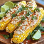To create this tasty dish, you need just a few key items. Here’s the list: - 4 fresh ears of corn, husked - 1/2 cup creamy mayonnaise - 1/2 cup crumbled cotija cheese (or feta cheese for a milder option) - 1 teaspoon chili powder - 1 lime, zested and juiced - 1/4 cup freshly chopped cilantro - Salt, to taste - Optional: 1/4 teaspoon smoked paprika for an extra depth of flavor These ingredients work together to bring out bright, bold flavors. The corn shines with its natural sweetness. The creamy mayonnaise adds richness, while cheese and spices boost the taste. You can personalize your street corn with some fun extras. Consider these options: - Add a sprinkle of garlic powder for more flavor. - Use jalapeños or hot sauce for heat. - Try different cheeses like queso fresco or parmesan. - Swap lime for lemon for a different twist. These variations let you adjust the dish to your taste. Have fun experimenting! Gather these tools to make your cooking easier: - Large pot for boiling corn - Mixing bowl for the sauce - Basting brush or spoon for coating - Serving plate for presentation Having the right tools helps make the process smooth. It’s all about enjoying the cooking experience! First, fill a large pot with water. Bring it to a rolling boil. Once boiling, carefully add the husked corn. Cook the corn for 5 to 7 minutes. You want it tender but still crisp. After cooking, take the corn out and let it cool. This makes it safe to handle. While the corn cools, grab a mixing bowl. In this bowl, add creamy mayonnaise. Then, squeeze in the lime juice and add the zest. Next, mix in the chili powder and chopped cilantro. If you like smoky flavor, add smoked paprika. Stir everything until it is smooth and creamy. Now, take the cooled corn. Use a basting brush or a spoon. Generously coat the corn with the mayo sauce. Make sure every part is covered. Next, sprinkle crumbled cotija cheese over each ear. Press lightly to help it stick. Finally, add salt to taste. For extra spice, sprinkle more chili powder. Serve the corn on sticks or on a plate. Garnish with extra cilantro and lime wedges. Enjoy! For the full recipe, check out the details above. To make great Mexican street corn, start with fresh corn. Look for ears with bright green husks. The silk should be light brown and sticky. Press the kernels with your thumb; they should feel firm and juicy. Fresh corn tastes sweeter and gives you the best flavor. Always pick corn that feels heavy for its size. Many people overcook the corn. Cook it for just 5-7 minutes. This keeps it crisp and sweet. Another mistake is not seasoning enough. Salt enhances flavor, so don’t skip it. Also, remember to coat every side with the mayo mix. This ensures a burst of flavor in every bite. Lastly, don't rush when adding cheese. Press it gently for a better stick. To make your corn even tastier, try these ideas: - Add lime zest: This gives a bright flavor. - Use smoked paprika: It adds a nice depth. - Spice it up: Add more chili powder for heat. - Try different cheeses: You can use feta for a milder taste. - Extra toppings: Consider adding diced jalapeños or hot sauce for a kick. These simple tweaks can turn your Mexican street corn into a gourmet treat. For the full recipe, refer to the earlier section. {{image_4}} You can switch up the cheese for Mexican street corn. Cotija cheese is the classic choice. It adds a nice salty bite. If you want something milder, feta cheese works well too. You can even try queso fresco for a lighter texture. Each cheese gives a unique flavor. Get creative and find your favorite! Love heat? Add some spice to your corn! A dash of cayenne pepper can kick it up. You can also mix in some chopped jalapeños for a fresh taste. Another great option is to drizzle hot sauce over the mayo mix. It adds both heat and flavor. Don't forget to sprinkle additional chili powder for that extra zing! While boiling corn is easy, there are other fun ways to cook it. Grilling gives the corn a smoky flavor. Simply husk and soak the corn before grilling for the best results. You can also roast it in the oven. Just wrap the corn in foil and bake for about 20 minutes. Both methods add a unique twist to your dish. Try them out for a new experience! For the full recipe, check out the complete guide on making Mexican Street Corn on the Cob. To keep leftover corn fresh, wrap it tightly in plastic wrap or foil. You can also place it in an airtight container. Make sure to store it in the fridge. Properly stored, it lasts for about 3 to 4 days. Reheating corn is simple. You can use a microwave for quick warmth. Place the corn on a plate, cover it with a damp paper towel, and heat for 30 to 60 seconds. If you prefer a grilled taste, place it on a grill for a few minutes. This adds a nice char and flavor. If you want to save your corn for later, freezing is a great option. First, let the corn cool completely. Wrap each ear in plastic wrap. Then, place them in a freezer-safe bag. Be sure to label the bag with the date. Frozen corn can last for about 6 months. When you're ready to use it, thaw it in the fridge overnight before reheating or cooking. Enjoy your Mexican street corn on the cob anytime with this method! For the full recipe, check out the details. Mexican street corn, or elote, comes from Mexico. Vendors sell it on street corners. The corn is grilled and covered in tasty toppings. People love it for its rich flavors. It has roots in ancient Aztec culture, where corn was a vital food. Today, you can find it at fairs and markets. Yes, you can make Mexican street corn vegetarian. The main ingredients are already plant-based. Use mayonnaise, cheese, lime, and spices. If you want a vegan version, try making a sauce with avocado or cashew cream. This keeps the flavor rich without using dairy. Mexican street corn pairs well with many dishes. Here are some ideas: - Grilled chicken or steak - Tacos with your favorite filling - A fresh green salad - Rice and beans for a filling meal - Spicy salsa to kick it up a notch Feel free to explore these options to create a fun and tasty meal. For more details on how to prepare this dish, check out the Full Recipe. Mexican street corn is a delightful dish rich in flavor and culture. We covered the key ingredients needed, how to prepare the corn, and made a tasty sauce. I shared tips for choosing the best corn and avoiding common mistakes. Explore variations, like different cheeses or spicy toppings, to customize it. Finally, I explained how to store leftovers and answered common questions. Enjoying this treat is simple and fun, perfect for any gathering. Try it, and let your taste buds savor the bold flavors!