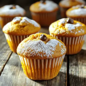- 1 cup canned pumpkin puree - 1/2 cup vegetable oil - 1 cup brown sugar, packed - 1/2 cup granulated sugar - 2 large eggs - 1 teaspoon vanilla extract The main ingredients in these muffins create a moist and rich texture. Canned pumpkin puree offers a sweet, earthy flavor. Vegetable oil keeps the muffins soft. Brown sugar adds depth, while granulated sugar gives a touch of sweetness. Eggs bind everything together, and vanilla extract enhances the taste. - 1 1/2 cups all-purpose flour - 1 teaspoon baking soda - 1/2 teaspoon baking powder - 1 teaspoon ground cinnamon - 1/2 teaspoon ground nutmeg - 1/4 teaspoon ground ginger - 1/4 teaspoon salt The dry ingredients are crucial for structure and flavor. All-purpose flour gives the muffins a nice rise. Baking soda and baking powder work together for leavening. Ground spices like cinnamon, nutmeg, and ginger create that warm, cozy taste we all love. Salt balances the sweetness and enhances the flavors. - 1/2 cup chopped walnuts - 1/2 cup chocolate chips Optional ingredients let you customize your muffins. Chopped walnuts add crunch and a nutty flavor. Chocolate chips bring a sweet twist. You can mix and match based on what you enjoy! - Preheat your oven to 350°F (175°C). - Line a muffin tin with paper liners or grease each cup. - In a large bowl, mix 1 cup of canned pumpkin puree and 1/2 cup of vegetable oil. - Add 1 cup of packed brown sugar and 1/2 cup of granulated sugar. - Whisk these ingredients together until smooth. - Crack in 2 large eggs and pour in 1 teaspoon of vanilla extract. - Whisk until the mixture is creamy and all ingredients are mixed. - In a separate bowl, whisk together 1 1/2 cups of all-purpose flour, 1 teaspoon of baking soda, 1/2 teaspoon of baking powder, 1 teaspoon of ground cinnamon, 1/2 teaspoon of ground nutmeg, 1/4 teaspoon of ground ginger, and 1/4 teaspoon of salt. - Gradually fold the dry mixture into the wet ingredients with a spatula. - Stir gently until just combined. Be careful not to overmix. - If you want, fold in 1/2 cup of chopped walnuts and/or 1/2 cup of chocolate chips. - Fill each muffin cup about two-thirds full with batter. - Place the muffin tin in the oven and bake for 20-25 minutes. - To check if they are done, insert a toothpick into a muffin. It should come out clean. - Once baked, cool the muffins in the pan for 5 minutes before moving them to a wire rack. To get the right texture in your muffins, avoid overmixing your batter. Overmixing makes muffins tough. Mix only until the dry and wet ingredients blend together. Another key point is the temperature of your ingredients. Use room temperature eggs and oil. This helps create a smooth batter and fluffy muffins. Checking for doneness is key. Insert a toothpick into the center of a muffin. If it comes out clean, your muffins are ready. Remember that baking times can vary with different ovens. If your oven runs hot, reduce the baking time a bit. If it’s cooler, you might need to add a few minutes. Serve your muffins warm for the best taste. A light sprinkle of powdered sugar can add a nice touch. For a special treat, drizzle some cream cheese frosting on top. Store muffins in an airtight container at room temperature. This keeps them fresh for longer. To keep them extra fresh, consider freezing them. {{image_4}} To make these muffins even better, consider adding spices. Cardamom gives a warm flavor boost. You might also add dried fruits like raisins or cranberries for a sweet twist. These small changes can make a big difference in taste and texture. If you need gluten-free options, use almond or coconut flour. These flours work well but need some tweaking. For vegan substitutions, swap eggs with flaxseed meal mixed with water. This keeps the muffins moist and fluffy while being egg-free. Mixing in different nuts or seeds can add crunch. Try pecans or sunflower seeds for variety. You can also use flavored chocolate chips, like pumpkin spice or dark chocolate. These little swaps keep the muffins exciting and fun to eat! To keep your muffins fresh, store them in an airtight container. Place them at room temperature for up to three days. If you want to keep them longer, freezing is an excellent option. Wrap each muffin tightly in plastic wrap or foil. Then, put them in a freezer-safe bag. They can last for up to three months in the freezer. When you’re ready to enjoy your muffins again, reheating is key. For the best taste, use an oven. Preheat it to 350°F (175°C). Place the muffins on a baking sheet and heat for about 10 minutes. This method keeps them moist and delicious. You can also use the microwave if you're short on time. Heat each muffin for about 15-20 seconds. This method is quick but may make the muffins a bit soft. Choose based on your time and taste preferences. To get that Panera flavor, use quality spices. Fresh spices give a better taste. Make sure to use both brown and granulated sugar. This mix adds depth to the sweetness. Also, don’t forget vanilla extract; it enhances the overall flavor. Lastly, keep an eye on baking time for a perfect rise and texture. Yes, you can use fresh pumpkin. Just be sure to roast and puree it first. Fresh pumpkin adds a vibrant flavor. It may also be a bit wetter, so adjust flour if needed. Aim for about one cup of pureed fresh pumpkin. These muffins last about three days at room temperature. Store them in an airtight container to keep them fresh. You can also freeze them for up to three months. Just wrap each muffin well to prevent freezer burn. You can use applesauce as an egg substitute. Use 1/4 cup of applesauce for each egg. Mashed banana works, too, for a different flavor. Another option is to mix flaxseed meal with water. Use one tablespoon of flaxseed meal with three tablespoons of water for one egg. These pumpkin muffins blend flavor and ease. You learned about key ingredients like pumpkin puree and spices. Mixing wet and dry elements carefully makes all the difference. Remember to store your muffins right for lasting taste. You can also customize with nuts or swap ingredients for dietary needs. Whatever you choose, enjoy your tasty treat! Your next batch can be even better now that you have these tips. Happy baking!