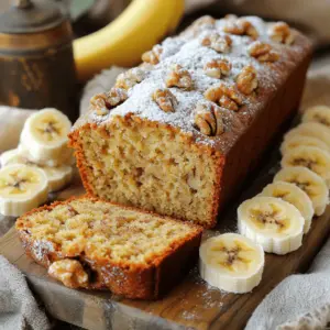 To make Cinnamon Crunch Banana Bread, you need simple ingredients that blend well together. This recipe is easy to follow, even for new cooks. The result is a moist and flavorful bread with a sweet crunch on top. - 3 ripe bananas, thoroughly mashed - 1/3 cup coconut oil, melted - 1 teaspoon pure vanilla extract - 1 large egg, beaten until frothy - 3/4 cup granulated sugar (or brown sugar for a deeper flavor) - 1 teaspoon baking soda - A pinch of salt - 1 teaspoon ground cinnamon - 1 1/2 cups all-purpose flour - 1/2 cup walnuts or pecans, chopped These key ingredients create the base for your delicious banana bread. The ripe bananas bring natural sweetness and moisture. The coconut oil gives it a rich taste and keeps it soft. - For the Crunch Topping: - 1/4 cup granulated sugar - 1 teaspoon ground cinnamon - 1/4 cup rolled oats The optional crunch topping adds a delightful texture. You can skip it if you prefer a simpler loaf. However, I highly recommend adding it for that extra layer of flavor. Before you start, gather all your ingredients. You want everything ready to go. Preheat your oven to 350°F (175°C). This step is key for even baking. Grease a 9x5 inch loaf pan with butter or cooking spray. This will keep your bread from sticking. In a large bowl, mash the ripe bananas well. You want a smooth consistency. Next, pour in the melted coconut oil and stir until mixed. Add the pure vanilla extract and the beaten egg. Mix until everything is smooth. Now, add the granulated sugar, baking soda, salt, and ground cinnamon. Stir to combine these dry ingredients well. Gradually fold in the all-purpose flour. Be gentle to keep the bread fluffy. Finally, mix in the chopped walnuts or pecans evenly. In a small bowl, combine the granulated sugar, ground cinnamon, and rolled oats. This topping adds a sweet crunch. Sprinkle it evenly on top of the batter in the loaf pan. This step makes the bread even more delightful. Now, it's ready to bake! Place the pan in the oven and bake for 60 to 70 minutes. Check for doneness by inserting a toothpick into the center. If it comes out clean, your banana bread is ready. After baking, let it cool in the pan for 10 minutes. Then, transfer it to a wire rack to cool completely. For the full recipe, refer back to the ingredient section. To get that perfect crunch on top, mix sugar, cinnamon, and oats well. This topping adds a nice texture. Make sure to sprinkle it evenly over the batter before baking. If you want it extra crunchy, bake for a couple of extra minutes. Just keep an eye on it to avoid burning. Store your banana bread in an airtight container. This keeps it moist and fresh. If you plan to eat it within a few days, leave it at room temperature. For longer storage, wrap it tightly in plastic wrap and place it in the fridge. You can also freeze slices for up to three months. Thaw at room temperature when ready to enjoy. One common mistake is overmixing the batter. This can make your bread tough. Mix until just combined. Another mistake is not using ripe bananas. The riper they are, the sweeter and better your bread will be. Lastly, don’t skip the crunch topping! It gives a great flavor boost. For more details, check the Full Recipe. {{image_4}} You can easily make this banana bread nut-free. Simply leave out the walnuts or pecans. This change still keeps the bread moist and tasty. You might also add sunflower seeds for a little crunch. They give a nice texture without any nuts. If you want a vegan version, swap the egg for ground flaxseed. Mix one tablespoon of flaxseed meal with three tablespoons of water. Let it sit for five minutes to thicken. Use this mix in place of the egg. You can also replace the coconut oil with applesauce. This keeps the bread moist while adding natural sweetness. To make your banana bread even more special, try adding extra spices. A pinch of nutmeg or ginger can really boost the flavor. You can also mix in some chocolate chips for a sweet touch. Dried fruit like raisins or cranberries adds a nice chewy texture too. Each option gives you a new way to enjoy this classic treat. For the full recipe, check the earlier section. To keep your banana bread fresh, store it at room temperature. Wrap it tightly in plastic wrap or place it in an airtight container. This way, it stays moist and tasty. It will last for about 2 to 3 days. If you live in a humid area, the fridge is a better choice. It can last up to a week in the fridge. However, it may lose some of its soft texture. Freezing banana bread is simple. First, let it cool completely. Then, slice it into pieces for easy serving later. Wrap each slice in plastic wrap. Place the wrapped slices in a freezer bag or container. This will help keep out air and prevent freezer burn. You can freeze it for up to 3 months. When ready, just thaw it at room temperature or microwave it for a quick treat. To enjoy your banana bread warm, preheat your oven to 350°F (175°C). Place the slices on a baking sheet. Heat them for about 10 minutes. This method brings back the fresh-baked taste. For faster reheating, use a microwave. Heat a slice for 10 to 15 seconds. Just be careful not to overheat it, or it may become dry. Enjoy your delicious banana bread warm! To make your banana bread fluffier, use fresh, ripe bananas. They add moisture and natural sweetness. Mixing the wet and dry ingredients separately can also help. Then, fold the flour gently into the batter. This keeps the bread light and airy. Avoid overmixing, as this can make it dense. Adding an extra egg or using cake flour instead of all-purpose flour can also boost fluffiness. Yes, you can substitute ingredients in this recipe. For example, if you don't have coconut oil, use vegetable oil or melted butter instead. You can swap granulated sugar for brown sugar for a richer taste. If you have dietary restrictions, try using a flax egg instead of a regular egg. For a nut-free version, leave out the walnuts or pecans. You can also use applesauce in place of some banana for a unique twist. You can serve Cinnamon Crunch Banana Bread in many fun ways. Top each slice with a dollop of yogurt or cream cheese for a creamy touch. Serve it warm with a drizzle of honey or maple syrup for extra sweetness. Pair it with fresh fruit, like berries or sliced bananas, for a healthy side. You can also enjoy it with a cup of coffee or tea for a cozy treat. This blog post shared the best way to make Cinnamon Crunch Banana Bread. We covered key ingredients, step-by-step instructions, and tips for great results. You learned how to store your bread and avoid common mistakes. Plus, I shared variations to suit your taste and lifestyle. In conclusion, use these ideas to make your baking fun and tasty. Enjoy each bite, and share with friends! Happy baking!