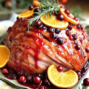 - 6-8 lb fully cooked ham (bone-in or boneless) - 2 cups fresh or frozen cranberries - 1 cup orange juice (preferably freshly squeezed) - Zest of 1 orange - 1 cup brown sugar - 1 teaspoon ground cinnamon - 1/2 teaspoon ground ginger - 1/4 teaspoon ground cloves - 1 cup chicken broth or vegetable broth - 1 tablespoon cornstarch (optional, for thickening) This recipe brings together simple yet vibrant ingredients that create a holiday ham to remember. Start with a ham that weighs between 6 and 8 pounds. Both bone-in and boneless options work well. Next, grab those cranberries. You can use fresh ones or frozen ones if the fresh ones are not available. Orange juice is a key player too. I prefer using freshly squeezed juice for the best taste. Now let’s add some flavor enhancers. The zest of one orange adds a bright kick. Brown sugar sweetens the dish and creates a lovely glaze. Ground cinnamon adds warmth, making it feel festive. For cooking essentials, ground ginger and ground cloves deepen the flavor. You will also need chicken or vegetable broth to keep the ham moist. If you want a thicker sauce, have cornstarch ready. This blend of ingredients makes every bite of ham juicy and flavorful. To get started, score the surface of the ham with a diamond pattern. This means you make shallow cuts across the top. Make sure not to cut too deep into the meat. Scoring helps the flavors seep in and makes the ham more tasty. Now, let’s make the cranberry orange sauce. In a mixing bowl, combine cranberries, orange juice, orange zest, and spices. Add brown sugar, ground cinnamon, ground ginger, and ground cloves to the bowl. Mix everything well until the sugar starts to dissolve. You’ll see a bright and colorful sauce form, and it smells amazing! Next, let’s layer the ham and sauce in the slow cooker. Place the scored ham inside, making sure it fits nicely. Pour the cranberry-orange mixture over the ham, letting it flow down the sides. Pour chicken or vegetable broth around the ham. This will keep it moist while it cooks. Put the lid on the slow cooker and set it to low heat. Cook the ham for about 6-8 hours. You’ll know it’s done when it’s hot and tender. If you want a thicker sauce, you can thicken it later using cornstarch. Using a meat thermometer is key. I recommend checking the thickest part of the ham. The ideal temperature is 140°F (60°C) for fully cooked ham. This ensures that the ham warms up evenly and stays juicy. To boost the taste, try adding spices or fruit. For a warm touch, consider nutmeg or allspice. You might also add apple slices or dried cherries. These additions can create a unique flavor that your guests will love. If you want a thicker sauce, cornstarch is your friend. After cooking, take the juices from the slow cooker. In a small bowl, mix one tablespoon of cornstarch with cold water to form a slurry. Heat the juices in a saucepan, then slowly whisk in the slurry. Continue stirring until the sauce thickens. This quick method makes a rich sauce for your ham. {{image_4}} You can switch things up by adding different fruits. Pineapple and apple slices work great. They add a sweet twist to your ham. Just place them on top of the ham before cooking. This keeps the ham moist and adds a nice flavor. You can also mix in other berries. Blueberries or raspberries can add a fun burst of taste. Experimenting with fruits can take your dish to the next level. Want to give your ham a global flair? Try adding spices like star anise. It gives a warm, sweet flavor. You can also use different types of citrus. Grapefruit or lemon can add a fresh zing. These changes keep the dish exciting and unique. Don't be afraid to play with spices and flavors from around the world. Your ham can be both familiar and new at the same time. You don’t have to stick to the slow cooker. You can also cook your ham in the oven. Just place it in a roasting pan and cover it with foil. Bake it low and slow for a tender result. If you're in a hurry, a pressure cooker can be a great option too. It cooks the ham quickly while keeping it juicy. No matter the method, your ham will shine with flavor. To keep leftover ham fresh, wrap it well. Use plastic wrap or foil. Place it in an airtight container. Store the ham in the fridge for up to four days. For longer storage, freeze the ham. Cut it into slices or chunks before freezing. This helps with thawing later. When frozen, it can last for up to three months. When ready to eat your leftover ham, there are simple ways to reheat it. You can use the oven, microwave, or stovetop. For the oven, preheat it to 325°F. Place the ham in a baking dish, cover it with foil, and heat for about 20 minutes. If you choose the microwave, slice the ham into pieces. Heat on medium power for 2-3 minutes. Check it to make sure it's warm throughout. The stovetop works too! Just add a little broth in a pan, warm it up, and add the ham until hot. Leftover ham is very versatile. You can add it to many dishes. Try making ham and cheese sandwiches for lunch. Dice it up for a hearty breakfast scramble with eggs. You can also toss it into soups or stews for extra flavor. For a quick meal, add it to pasta with veggies. Leftover ham makes a great addition to salads too! To check if the ham is done, look for tenderness. Use a fork to test. If it pulls apart easily, it is ready. The safe internal temperature for ham is 140°F (60°C). You can use a meat thermometer to ensure accuracy. A well-cooked ham should feel warm and juicy. Yes, you can cook a larger ham. Make sure it fits in your slow cooker. If your ham is over 8 pounds, you may need to adjust the cooking time. Add an extra hour for every additional pound. Always check the temperature to ensure it cooks fully. Serve this ham with tasty side dishes. Here are some ideas: - Mashed potatoes - Roasted vegetables - Green bean casserole - Cranberry sauce - Stuffing These sides will enhance the flavors and make your meal festive. Cranberry orange slow cooker ham is a simple and tasty dish for the holidays. We covered key ingredients like ham, cranberries, and orange juice, plus flavor boosters like brown sugar and spices. You learned how to prepare and cook the ham, ensuring it turns out tender and flavorful. Remember, you can add your own twist, like different fruits or spices. This dish not only feeds a crowd but also offers delicious leftovers. Enjoy your cooking journey and impress your family with this festive meal!