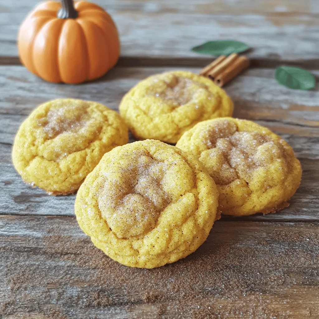 Pumpkin Snickerdoodles Soft and Chewy Cookie Delight