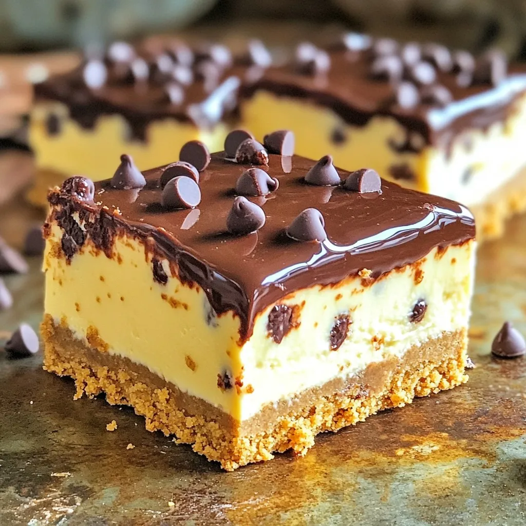 No-Bake Cookie Dough Cheesecake Bars Delight Await