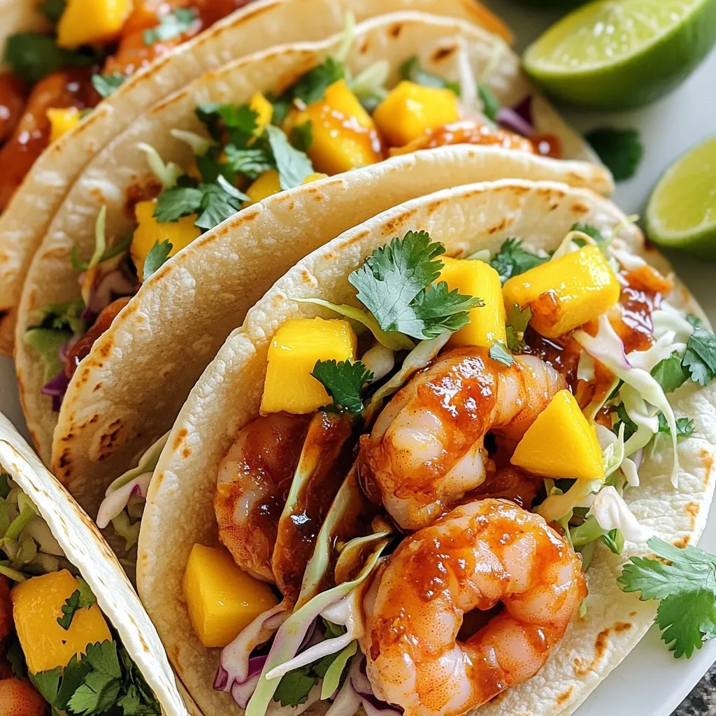 Air Fryer Sweet Chili Shrimp Tacos Flavorful Meal