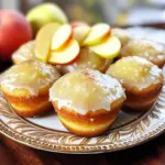 To make Maple Glazed Apple Cider Donut Muffins, you need the following simple ingredients: - 2 cups all-purpose flour - 1 cup apple cider - 1/2 cup granulated sugar - 1/2 cup packed brown sugar - 1 teaspoon baking powder - 1/2 teaspoon baking soda - 1 teaspoon ground cinnamon - 1/2 teaspoon ground nutmeg - 1/4 teaspoon salt - 1/4 cup unsalted butter, melted - 2 large eggs - 1 teaspoon vanilla extract - For the Maple Glaze: - 1 cup powdered sugar - 2 tablespoons pure maple syrup - 1 tablespoon milk Each ingredient plays a key role in the muffins' flavor and texture. The apple cider adds a rich, fruity taste. The sugars help create a nice sweetness and golden crust. Baking powder and baking soda ensure the muffins rise properly. Spices like cinnamon and nutmeg give warmth and depth. The butter adds moisture, while eggs bind everything together. Vanilla enhances the overall flavor, making the muffins truly delightful. The glaze, made from powdered sugar, maple syrup, and milk, adds a sweet finish. Gather these ingredients, and you're ready to create a treat that will impress! 1. Reduce the apple cider. In a medium saucepan, pour in 1 cup of apple cider. Heat it over medium heat. Bring it to a gentle boil. Then, lower the heat to let it simmer. Stir it often for about 15 to 20 minutes. Your goal is to reduce it to about 1/2 cup. After that, take it off the heat and let it cool a bit. 2. Mix the dry ingredients. In a large bowl, whisk together these dry items: - 2 cups all-purpose flour - 1/2 cup granulated sugar - 1/2 cup packed brown sugar - 1 teaspoon baking powder - 1/2 teaspoon baking soda - 1 teaspoon ground cinnamon - 1/2 teaspoon ground nutmeg - 1/4 teaspoon salt Mix well until everything is combined. 3. Combine the wet ingredients. In another bowl, mix the melted butter, 2 large eggs, 1 teaspoon vanilla extract, and the cooled reduced apple cider. Stir until the mixture is smooth. 1. Distribute the batter. Carefully pour the wet mixture into the dry ingredients. Stir gently until just combined. Be sure not to overmix; the batter should stay a bit lumpy. Using a spoon or a cookie scoop, fill each muffin cup about 3/4 full with batter. 2. Bake the muffins. Place the muffin tin in the preheated oven set at 350°F (175°C). Bake for 18 to 20 minutes. To check if they are done, insert a toothpick into the center of a muffin. If it comes out clean, they are ready. 3. Cooling process. After baking, take the muffin tin out of the oven. Let it cool for about 5 minutes. Then, carefully transfer the muffins to a wire rack to cool completely. 1. Make the glaze. In a small bowl, whisk together these ingredients: - 1 cup powdered sugar - 2 tablespoons pure maple syrup - 1 tablespoon milk Keep whisking until smooth and glossy. 2. Adjust the glaze. If you want a thinner glaze, add a bit more milk. For a thicker glaze, add more powdered sugar. It’s all about your preference! To make great muffins, do not overmix the batter. Overmixing can make them tough. Instead, mix until just combined. Lumpy batter is okay. This helps keep the muffins light and fluffy. For the best rise, fill each muffin cup about three-quarters full. This allows space for the muffins to grow while baking. When serving these muffins, presentation matters. Arrange them on a pretty platter. Add a sprinkle of cinnamon on top for color. Fresh apple slices also make a nice touch. These muffins pair well with warm drinks. Try serving them with coffee, tea, or cider. They add a cozy feel to your snack time. To avoid dense muffins, watch your mixing. If you mix too much, they will lose air. Also, make sure your ingredients are fresh. Old baking powder or soda can lead to poor rise. For the glaze, dip the tops of cooled muffins. Let excess glaze drip back into the bowl. This helps the glaze stick well and look great. {{image_4}} You can add fun flavors to your maple glazed apple cider donut muffins. Adding nuts or fruits can make them special. Try adding chopped walnuts or pecans for a nice crunch. You might also like to add diced apples or raisins for sweetness. Spices can change the taste too. Instead of just cinnamon and nutmeg, you can try allspice or ginger. A dash of clove can also add warmth. These spice variations can keep each batch exciting and new. Need a gluten-free option? You can use a gluten-free flour blend. Just make sure it has a good mix of starches and flours for the best texture. If you want dairy-free muffins, swap the butter for coconut oil or a dairy-free spread. For the glaze, use almond milk or another plant-based milk. These small changes make it easy for everyone to enjoy these treats. Using seasonal fruits can bring new life to your muffins. In fall, add chopped pears or cranberries. In spring, try fresh strawberries or blueberries. Each season offers unique flavors to explore. You can also make holiday-themed enhancements. For Halloween, add some orange zest for a citrus kick. For Christmas, sprinkle in some peppermint extract or top with crushed candy canes. These seasonal twists add a festive touch that makes each bite a celebration. To keep your muffins fresh, store them in an airtight container. This helps prevent them from drying out. If you have leftover muffins, let them cool completely. Place them in a container lined with paper towels. This absorbs excess moisture. You can keep them at room temperature for up to three days. If you want to keep them longer, consider freezing. To freeze muffins, wrap each one in plastic wrap. Then, place them in a freezer-safe bag or container. This prevents freezer burn and keeps them tasty. You can freeze muffins for up to three months. When you're ready to eat, take them out and let them thaw at room temperature. For quick thawing, you can also microwave them for about 20 seconds. For the best taste, reheat muffins in the oven. Preheat the oven to 350°F (175°C). Place the muffins on a baking sheet and heat for about 5-10 minutes. This warms them evenly and keeps them soft. If you're in a hurry, you can microwave a muffin for 10-15 seconds. Enjoy your warm and delightful treat! Apple cider donut muffins stay fresh for about three days at room temperature. Store them in an airtight container to keep them moist. If you want to make them last longer, you can refrigerate them for up to a week. Just remember, chilling may change their texture a bit. Yes, you can prepare these muffins ahead of time. You can bake the muffins, let them cool, and then store them in an airtight container. They stay fresh for about three days. For the best taste, add the maple glaze just before serving. This keeps the glaze from getting too soft. You can use apple juice instead of apple cider, but the flavor will change. Cider has a richer, deeper taste than juice. If you do swap, choose a high-quality, unsweetened apple juice to keep the flavor close. You may want to add a bit of extra spice to compensate for the missing depth. You now know how to make delicious apple cider donut muffins, from mixing to baking. Use the tips and variations to customize your treats. Whether you want a classic taste or a fun twist, there's a recipe for everyone. Remember how to store and reheat them for the best flavor. Enjoy sharing these muffins with friends or family. Each bite is a warm hug on a plate. Happy baking!