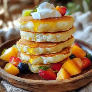 To make protein cottage cheese pancake bites, gather these key items: - 1 cup cottage cheese - 1 cup rolled oats - 2 large eggs - 1 teaspoon baking powder - 1 teaspoon vanilla extract - 1 teaspoon ground cinnamon - 1 tablespoon honey or maple syrup - Pinch of salt - Cooking spray or coconut oil (for frying) These ingredients work together to create a tasty, protein-packed treat. The cottage cheese gives the bites fluffiness and moisture. The oats add fiber and a nice texture. Eggs help bind everything together, ensuring they hold their shape. You can add these toppings to enhance your pancake bites: - Fresh fruit (berries or sliced bananas) - Greek yogurt - Nut butter These toppings not only add flavor but also make the dish more nutritious. Try mixing and matching to find your favorite combination. Each serving of these pancake bites (about 3 bites) typically contains: - Calories: 220 - Protein: 12g - Carbohydrates: 30g - Fat: 6g These bites are a great way to start your day. They are filling and provide a good balance of nutrients. You can enjoy them as a breakfast dish or a snack! To start, gather all your ingredients. You will need: - 1 cup cottage cheese - 1 cup rolled oats - 2 large eggs - 1 teaspoon baking powder - 1 teaspoon vanilla extract - 1 teaspoon ground cinnamon - 1 tablespoon honey or maple syrup - Pinch of salt Place these ingredients into a blender. Blend on high until the mix is smooth. You want a thick but pourable batter. If it’s too thick, add a splash of water. This mix is rich in protein and gives a nice texture. Now, heat a non-stick skillet over medium heat. Lightly grease it with cooking spray or coconut oil. This helps prevent sticking. Once the skillet is hot, pour about 2 tablespoons of batter for each pancake bite. Make sure to leave space between them. Cook for 2-3 minutes. Look for bubbles on the surface. You’ll see the edges starting to set. This means it’s time to flip. Use a spatula to turn each pancake bite over. Cook for another 2-3 minutes until they turn golden brown. Carefully remove the pancake bites from the skillet. Place them on a plate and cover them with foil. This keeps them warm while you cook more. Repeat this until you cook all the batter. Serve the pancake bites warm. Top them with fresh fruit, Greek yogurt, or nut butter for extra taste. To get the best texture for your pancake bites, blend the ingredients well. I use a blender for a smooth mix. The batter should be thick but pourable. If it feels too thick, add a splash of milk or water. This adjustment helps the batter pour easily onto the skillet. Cooking these bites takes some care. Preheat your skillet over medium heat. Use cooking spray or coconut oil to coat the pan lightly. This step stops the bites from sticking. Pour about 2 tablespoons of batter for each bite. Space them apart to flip without trouble. Watch for bubbles on the surface; this shows they need flipping. Cook until golden brown for the best flavor. These pancake bites shine with toppings! Fresh fruit like berries or sliced bananas adds flavor and color. Greek yogurt gives a creamy touch, making them extra tasty. For a nutty twist, drizzle some nut butter on top. These combinations make your bites delicious and fun to eat! {{image_4}} You can have fun by adding flavors to your pancake bites. Try chocolate chips for a sweet twist. They melt and create pockets of goodness. You can also use pumpkin spice for a warm, cozy taste. Just add one teaspoon of pumpkin spice to the batter. Both options give your bites a tasty upgrade. Get creative with flavors that excite you! If you need gluten-free options, replace rolled oats with gluten-free oats. This keeps the texture while making it safe for gluten-free diets. You can also swap cottage cheese for a dairy-free option like silken tofu. This way, you can enjoy these bites without worries. Always check your labels to ensure everything fits your diet. You can easily adjust how many pancake bites you make. The recipe makes about 12 bites. If you want more, double the ingredients. If you need fewer, cut the recipe in half. Each pancake bite is about one serving. So, plan your servings based on who is eating. Adjusting the size helps keep everyone happy! To keep your pancake bites fresh, place them in an airtight container. Let them cool first. You can store them in the fridge for up to three days. If you want them to last longer, freezing is a great option. When you want to enjoy your leftover pancake bites, heat them quickly. Put them in the microwave for about 30 seconds. You can also use a skillet on low heat. This keeps them nice and warm without drying them out. For long-term storage, freeze the pancake bites. Arrange them in a single layer on a baking sheet. Once frozen, transfer them to a freezer bag. They can last up to three months in the freezer. Just remember to label the bag with the date for easy tracking. Yes, you can make these pancakes ahead of time. Just cook them and let them cool. Then, store the pancake bites in an airtight container in the fridge. They stay fresh for about three days. When you want to eat them, just reheat them in the microwave for about 30 seconds. This saves you time on busy mornings. You can customize the sweetness in many ways. Start with one tablespoon of honey or maple syrup. If you want it sweeter, add more. You can also use mashed bananas or a bit of brown sugar. Taste the batter before cooking. This way, you find the perfect sweetness for you. If you do not have cottage cheese, you can use Greek yogurt. It has a similar texture and is packed with protein. You can also use ricotta cheese, but it may change the flavor a bit. Another option is silken tofu for a dairy-free choice. Just blend it until smooth before adding it to your mix. This blog post covered how to make delicious pancake bites. We explored essential and optional ingredients, plus nutritional details. I shared step-by-step instructions to blend, cook, and serve these treats perfectly. You now have tips for consistency and cooking methods, alongside fun variations to try. Lastly, I explained how to store and reheat leftovers. These pancake bites are simple and tasty, making them a great addition to your meals. Enjoy experimenting with different flavors and toppings!
