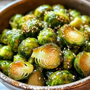 - 1 pound Brussels sprouts - 2 tablespoons extra virgin olive oil - 2 tablespoons pure maple syrup - 1 tablespoon Dijon mustard - 1 teaspoon garlic powder - 1/2 teaspoon kosher salt - 1/4 teaspoon freshly ground black pepper - 1 tablespoon toasted sesame seeds (optional) - Air fryer - Mixing bowl - Whisk - Serving dish The main ingredients for Air Fryer Maple Dijon Brussels Sprouts are simple yet flavorful. Start with one pound of fresh Brussels sprouts. Trim and halve them for even cooking. Next, gather your wet ingredients. You need two tablespoons of extra virgin olive oil. This adds richness and helps with crisping. For sweetness, use two tablespoons of pure maple syrup. Its flavor pairs well with Brussels sprouts. Add one tablespoon of Dijon mustard for a tangy kick. It balances the sweetness perfectly. You will also need one teaspoon of garlic powder. This adds depth to the dish. For seasoning, use half a teaspoon of kosher salt and a quarter teaspoon of freshly ground black pepper. If you want some crunch, add one tablespoon of toasted sesame seeds on top. They are optional but highly recommended for extra texture. To prepare, you will need a few tools. An air fryer is essential for this recipe. It cooks the sprouts quickly while making them crispy. A mixing bowl is necessary for combining the ingredients. A whisk helps mix everything smoothly. Finally, have a serving dish ready to present your tasty delight. Set the air fryer to 375°F (190°C). Preheating helps the sprouts cook evenly. In a large mixing bowl, combine these ingredients: - 2 tablespoons extra virgin olive oil - 2 tablespoons pure maple syrup - 1 tablespoon Dijon mustard - 1 teaspoon garlic powder - 1/2 teaspoon kosher salt - 1/4 teaspoon freshly ground black pepper Whisk until smooth and well combined. This mixture adds a sweet and tangy flavor to the sprouts. Take 1 pound of Brussels sprouts, trimmed and halved. Add them to your bowl. Toss well so each sprout gets coated. This step ensures great flavor in every bite. Arrange the coated sprouts in the air fryer basket. Make sure they are in a single layer. If your air fryer is small, you may need to cook in batches. Air fry for 15-20 minutes. Shake the basket halfway through. This helps them cook evenly and get crispy. Once cooked, remove the sprouts from the air fryer. Drizzle any leftover maple Dijon sauce on top. For extra crunch, sprinkle 1 tablespoon of toasted sesame seeds over them. Enjoy the sweet, savory, and nutty flavors! To get that perfect crispy texture, avoid overcrowding the air fryer basket. If you pack too many Brussels sprouts in, they won’t cook evenly. This can lead to soggy sprouts instead of the crispy bites you want. Always arrange them in a single layer. If needed, cook in batches. To enhance the flavor, let the Brussels sprouts marinate longer. A good soak in the maple Dijon mixture for 30 minutes makes a big difference. This extra time allows the flavors to seep in deeply, making each bite burst with taste. You can even prepare the mixture ahead of time for ease. Serve your Air Fryer Maple Dijon Brussels Sprouts with other seasonal vegetables or proteins. They pair well with roasted carrots or grilled chicken. You can also add a side of quinoa for a balanced meal. Enjoying these sprouts with a drizzle of balsamic glaze can elevate the dish even more. {{image_4}} You can switch up the sweetener in this recipe. If you want a different taste, use honey or agave syrup. Both options work well and add a nice touch. Honey gives a rich flavor, while agave syrup is lighter. Adjust the amount to your liking for the best results. Want to change the flavor profile? Try using balsamic glaze. It adds a tangy sweetness that pairs well with Brussels sprouts. For those who like heat, mix in some sriracha for a spicy twist. Both dressings will change the dish and keep things fun. Feel free to get creative with your Brussels sprouts! Adding nuts like almonds or walnuts gives a nice crunch. You can also toss in dried fruits like cranberries or raisins for a sweet surprise. These extra ingredients can make your dish more exciting and flavorful. Store your Air Fryer Maple Dijon Brussels sprouts in an airtight container. They will stay fresh for up to 3 days. This keeps their crisp texture and flavor intact. To reheat, use the air fryer again. Set it to 375°F (190°C) for a few minutes. This method brings back their crispiness, making them taste just as good as fresh. For longer storage, freeze the Brussels sprouts before cooking. Place them in a single layer on a baking sheet first. Once frozen, transfer them to a freezer bag. This way, you can enjoy them later without losing flavor or texture. You should air fry Brussels sprouts for 15 to 20 minutes. The time may vary by air fryer. Shake the basket halfway through cooking. This helps them cook evenly and get crispy. Yes, you can use frozen Brussels sprouts. However, they will need some adjustments. Thaw them first and pat dry to remove excess moisture. This will help them crisp up better in the air fryer. Cook them for about 20 to 25 minutes instead of the usual time. Maple Dijon Brussels sprouts pair well with many dishes. Here are some great options: - Grilled chicken or turkey - Roasted pork tenderloin - Quinoa or rice pilaf - A fresh green salad - Mashed potatoes or sweet potatoes These sides complement the sweet and tangy flavor of the Brussels sprouts nicely. Enjoy experimenting! This blog post shared a simple way to make tasty maple Dijon Brussels sprouts. We covered the ingredients, tools, and steps needed, along with tips and variations to try. Remember, cooking is fun, so feel free to experiment. You can swap sweeteners or add extra flavors. Whether you serve them with proteins or enjoy them on their own, these sprouts are a great side dish. Now it’s your turn to make this dish and enjoy!