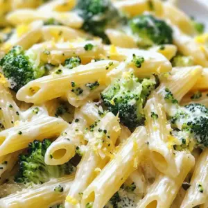 - 8 oz pasta (penne or fusilli are great choices) - 3 cups fresh broccoli florets - 1 tablespoon extra-virgin olive oil - 2 cloves garlic, minced - 1 cup vegetable broth (low-sodium is best) - 1 cup heavy cream or coconut cream - 1/2 cup grated Parmesan cheese or nutritional yeast - 1 teaspoon lemon zest - 1 teaspoon sea salt - 1/2 teaspoon black pepper - 1/4 teaspoon red pepper flakes (optional) - Fresh parsley, chopped for garnish You need a large pot or deep skillet for this dish. A wooden spoon helps mix everything well. A sharp knife makes cutting the garlic and broccoli easier. A measuring cup is key for the broth and cream. You can swap the pasta for gluten-free options if needed. Use almond milk if you want a lighter cream. For a vegan option, try nutritional yeast instead of cheese. If you don’t have fresh broccoli, frozen works too. Just add it in with the pasta. {{ingredient_image_2}} Start by heating 1 tablespoon of extra-virgin olive oil in a large pot. Use medium heat. Once the oil is hot, add 2 cloves of finely minced garlic. Sauté the garlic for 1-2 minutes. Stir it often until it smells good and turns golden. Be careful not to burn the garlic, as it can taste bitter. Next, add 8 ounces of your favorite pasta to the pot. I like penne or fusilli. Toss in 3 cups of fresh broccoli florets. Mix them well with the garlic and oil. Pour in 1 cup of low-sodium vegetable broth, so the pasta and broccoli are under the liquid. Season with 1 teaspoon of sea salt, 1/2 teaspoon of black pepper, and 1/4 teaspoon of red pepper flakes if you want heat. Bring this to a boil. When it boils, reduce the heat. Cover the pot and let it simmer for about 10-12 minutes. Stir it occasionally until the pasta is al dente and most of the broth is gone. Now, lower the heat again. Add 1 cup of heavy cream or coconut cream if you prefer dairy-free. Also, add 1/2 cup of freshly grated Parmesan cheese and 1 teaspoon of lemon zest. Stir this mixture until the cheese melts and the sauce becomes creamy. Make sure to taste it. Adjust the salt and pepper if needed. Serve the pasta hot, topped with fresh parsley for extra flavor. Enjoy your delicious, one-pot meal! To get the best pasta, start with the right amount of water. Use enough broth to cover the pasta and broccoli. This helps them cook evenly. Stir often while it cooks. This keeps the pasta from sticking together. Check the pasta a minute or two before the time is up. It should be firm but not hard. This is called al dente. If you overcook it, the pasta can become mushy and lose its bite. Seasoning makes a big difference in taste. Start with sea salt in the broth. This adds depth to the dish. Add freshly cracked black pepper for a mild kick. If you want more heat, sprinkle in red pepper flakes. Don’t forget the lemon zest! It brightens the flavors and adds a fresh twist. Always taste your dish as you go. Adjust the salt and spice to fit your taste. To get a rich and creamy sauce, add the heavy cream slowly. Stir it in gently so it mixes well. Freshly grated Parmesan cheese melts better than pre-grated cheese. It gives a smooth texture. If you want a dairy-free option, use coconut cream. It works great and adds a unique flavor. Make sure to stir continuously until everything is well combined. This will help your sauce stay creamy and delicious. Pro Tips Perfect Pasta Timing: To achieve the best texture, cook the pasta until it's just al dente, as it will continue to cook slightly in the sauce. Broccoli Brightness: To maintain the vibrant green color of the broccoli, consider blanching it in boiling water for a minute before adding it to the pasta. Creamy Consistency: If the sauce gets too thick, you can thin it out with a splash of additional vegetable broth or water. Flavor Boost: For an extra layer of flavor, add a tablespoon of Dijon mustard or a squeeze of fresh lemon juice before serving. {{image_4}} You can easily make this dish vegan. Just swap the heavy cream for coconut cream. It adds a rich, creamy taste without dairy. Plus, it pairs well with the broccoli and garlic. Use the same amount as the heavy cream in the recipe. You can also replace Parmesan with nutritional yeast for a cheesy flavor. This keeps the dish plant-based while still being full of taste. If you want extra protein, chicken or tofu works great. For chicken, use diced pieces and add them after cooking the garlic. Sauté until they’re browned. Then add the pasta and broccoli. If you prefer tofu, use firm tofu. Cube it and sauté it with garlic. Both options make your meal heartier and more filling. If you need gluten-free pasta, don’t worry! There are many good options. Look for gluten-free penne or fusilli. Most brands cook well and taste great. Just check the package for cooking times. Follow the same steps in the recipe, and you will have a delicious dish that everyone can enjoy. After you make this dish, let it cool down first. Then, transfer it to an airtight container. Store it in the fridge for up to three days. The creamy sauce may thicken as it sits. You can add a splash of broth or cream when reheating to loosen it up. If you want to save some for later, freezing is a good option. Make sure the dish is completely cool before freezing. Use a freezer-safe container or bag. This dish can last for up to three months in the freezer. To reheat, thaw it overnight in the fridge. When you're ready to enjoy your pasta again, heat it gently. Use a pot on low heat. Add a little broth or cream to help the sauce return to its creamy state. Stir often to avoid burning. You can also microwave it in short bursts, stirring in between. Enjoy it just like you did the first time! Yes, you can use frozen broccoli. It cooks well in this dish. Just add it when you add the pasta. Frozen broccoli is often pre-cooked, so it will blend nicely. Just keep an eye on the cooking time. You want it tender but not mushy. To lower calories, try these tips: - Use whole grain pasta instead of regular pasta. - Swap heavy cream for low-fat milk or unsweetened almond milk. - Cut back on cheese or use a smaller amount of nutritional yeast. - Add more vegetables like spinach or zucchini for bulk without extra calories. These changes keep the dish tasty while making it lighter. This dish pairs well with many sides, such as: - A fresh green salad with lemon vinaigrette. - Garlic bread for a comforting touch. - Grilled chicken or shrimp for added protein. - Roasted veggies to add more flavor and nutrients. Feel free to mix and match based on your mood and guests! This blog covered everything you need for One Pot Creamy Broccoli Pasta. We looked at key ingredients, cooking steps, and helpful tips. You learned how to switch ingredients and make it vegan or gluten-free. We also discussed how to store and reheat leftovers. In the end, you can make a tasty dish that suits your taste. Enjoy trying it out!