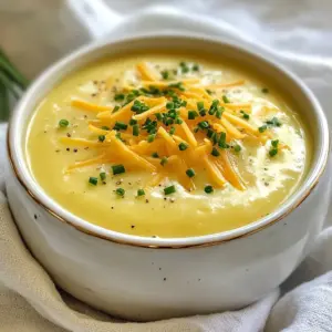 To make Cheddar Garlic Herb Potato Soup, you need: - 4 medium russet potatoes, peeled and diced into uniform cubes - 1 medium onion, finely chopped - 3 cloves garlic, minced - 4 cups vegetable broth (preferably low-sodium) - 1 cup heavy cream (or substitute with half-and-half for a lighter option) - 2 cups shredded sharp cheddar cheese, plus extra for garnish - 1 teaspoon dried thyme - 1 teaspoon dried rosemary - 2 tablespoons extra-virgin olive oil - Salt and freshly ground black pepper to taste - Fresh chives, finely chopped (for garnish) You can easily make this soup fit different diets. For a dairy-free option, use: - Coconut cream or cashew cream in place of heavy cream. - Nutritional yeast can add a cheesy flavor without dairy. For a lower-fat version, try: - Half-and-half instead of heavy cream. - Use a low-fat cheese to cut back on calories. Fresh herbs can bring a bright taste to this soup. Here are some great options: - Fresh thyme adds a nice earthiness. - Fresh rosemary gives a strong flavor. - Fresh parsley can lighten and freshen the soup. Feel free to mix and match these herbs based on what you love! {{ingredient_image_2}} For this soup, you need to prepare your ingredients first. Gather the following: - 4 medium russet potatoes, peeled and diced into uniform cubes - 1 medium onion, finely chopped - 3 cloves garlic, minced - 4 cups vegetable broth (preferably low-sodium) - 1 cup heavy cream (or substitute with half-and-half for a lighter option) - 2 cups shredded sharp cheddar cheese, plus extra for garnish - 1 teaspoon dried thyme - 1 teaspoon dried rosemary - 2 tablespoons extra-virgin olive oil - Salt and freshly ground black pepper to taste - Fresh chives, finely chopped (for garnish) Make sure to chop everything before you start cooking. This makes the process smooth and quick. In a large pot, heat the olive oil over medium heat. When the oil shimmers, add the chopped onion. Cook it for about 5 minutes until soft and translucent. Stir occasionally so it doesn&rsquo;t stick. Next, add the minced garlic to the pot. Saut&eacute; for 1-2 minutes until it smells great. Be careful not to burn the garlic. This can ruin the flavor. Now, add the diced potatoes and stir well. Let them cook for 2-3 minutes. This helps coat the potatoes with the onion and garlic flavors. Pour in the vegetable broth, making sure the potatoes are fully covered. Increase the heat and bring it to a boil. Then reduce the heat to a gentle simmer. Cover the pot and cook until the potatoes are tender, about 15-20 minutes. Once the potatoes are fork-tender, use an immersion blender to puree the soup until it&rsquo;s silky smooth. If you don&rsquo;t have an immersion blender, you can carefully transfer the soup to a traditional blender in batches. Just be cautious with the hot liquid. Return the pot to low heat. Stir in the heavy cream. Gradually add the shredded cheddar cheese, mixing until melted and creamy. Season the soup with dried thyme, dried rosemary, and salt and pepper to taste. Let it simmer for another 5 minutes. This allows all the flavors to blend together beautifully. When ready to serve, ladle the hot soup into bowls. Garnish with chopped fresh chives and an extra sprinkle of cheddar cheese if you like. Enjoy! To get a smooth and creamy texture, blend the soup well. Use an immersion blender for ease. If you don&rsquo;t have one, transfer the soup to a regular blender in small batches. Make sure not to fill it too full, as hot soup can splash. Add heavy cream slowly while stirring. This helps the cream mix in well and keeps it rich. One common mistake is overcooking the garlic. It can become bitter if burnt. Also, don&rsquo;t skip the blending step. Leaving chunks can make the soup feel less creamy. Make sure the potatoes are fork-tender before blending. Lastly, be cautious with salt. Taste as you go, since the broth can add saltiness. Serve the soup hot in bowls. Top it with extra cheddar cheese and fresh chives for color. For an added treat, pair it with warm crusty bread. This makes for a perfect dip! You can also serve it with a light salad for a complete meal. Enjoy every spoonful! Pro Tips Use Fresh Ingredients: Fresh herbs and high-quality cheese will elevate the flavor of your soup significantly. Opt for fresh chives and sharp cheddar for the best taste. Control the Thickness: If you prefer a thicker soup, blend less of the potato mixture. For a thinner consistency, add more vegetable broth until your desired texture is achieved. Enhance Flavor with Toppings: Consider adding crispy bacon bits, a dollop of sour cream, or a drizzle of truffle oil as toppings to add extra flavor and texture contrast. Make It Ahead: This soup can be made ahead of time and stored in the refrigerator for up to 3 days. Reheat gently on the stove, adding a splash of broth if needed to restore creaminess. {{image_4}} You can make cheddar garlic herb potato soup even heartier by adding protein. Bacon adds a crispy, smoky flavor. Simply cook the bacon first, then remove it and chop it. Mix it into the soup right before serving. For chicken, cook and shred a rotisserie chicken. Stir it in after blending the soup. This makes every bite more filling. Feel free to get creative with your veggies! Adding carrots or celery can boost flavor and texture. Dice them small and saut&eacute; with the onion at the start. You can also use broccoli or spinach. Add these greens just before blending. They add color and nutrients, making your soup even better. If you like heat, try adding red pepper flakes. A pinch goes a long way! Mix it in while you cook the soup. You can adjust the spice to match your taste. For an extra kick, add sliced jalape&ntilde;os or a dash of hot sauce. This gives your soup a bold twist that is sure to impress. To keep your Cheddar Garlic Herb Potato Soup fresh, let it cool first. Once cooled, transfer it to an airtight container. Store it in the fridge for up to three days. Make sure to label the container with the date. This way, you&rsquo;ll know when to use it by. When you&rsquo;re ready to enjoy leftovers, pour the soup into a pot. Heat it over medium heat, stirring often. You want it hot, not boiling. If the soup seems thick, add a splash of broth or water. Stir until smooth and warm. You can freeze this soup for up to three months. Use freezer-safe containers or bags. Leave some space at the top for expansion. To thaw, place it in the fridge overnight. Reheat as described above when you&rsquo;re ready to serve. Enjoy the comfort of this hearty soup any time! Yes, you can use sweet potatoes! They will change the soup's flavor and color. Sweet potatoes add a natural sweetness and creamy texture. When using them, keep the cooking time similar. Make sure to peel and dice them like the russets. Your soup will still be hearty and tasty. Making this soup gluten-free is easy. The main ingredient to check is the vegetable broth. Look for a low-sodium broth that is labeled gluten-free. Most vegetable broths are safe, but always read labels. All other ingredients in the recipe are naturally gluten-free. This means you can enjoy the soup without worry. If you want a lighter option, half-and-half works well. You can also use coconut milk for a dairy-free choice. Almond milk or cashew cream can add creaminess too. Each option will slightly change the flavor, but all will keep the soup delicious. Adjust the amount to reach your desired creaminess. This blog post guided you through making a delicious soup. We covered ingredients, cooking steps, and tips for the best texture. You learned how to add protein and spices for variety. Plus, I shared storage tips to keep your leftovers fresh. Remember, making soup is fun and flexible. Don't be scared to try new things. Enjoy your cooking journey, and make it your own!
